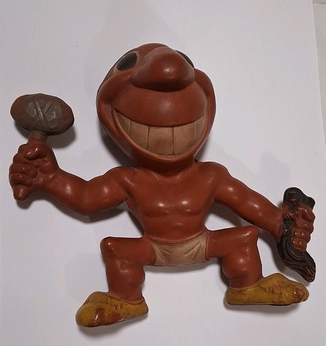 Vtg 1950s Rempel Chief Wahoo Squeak Toy Cleveland Indians Fred Reinert Akron OH
