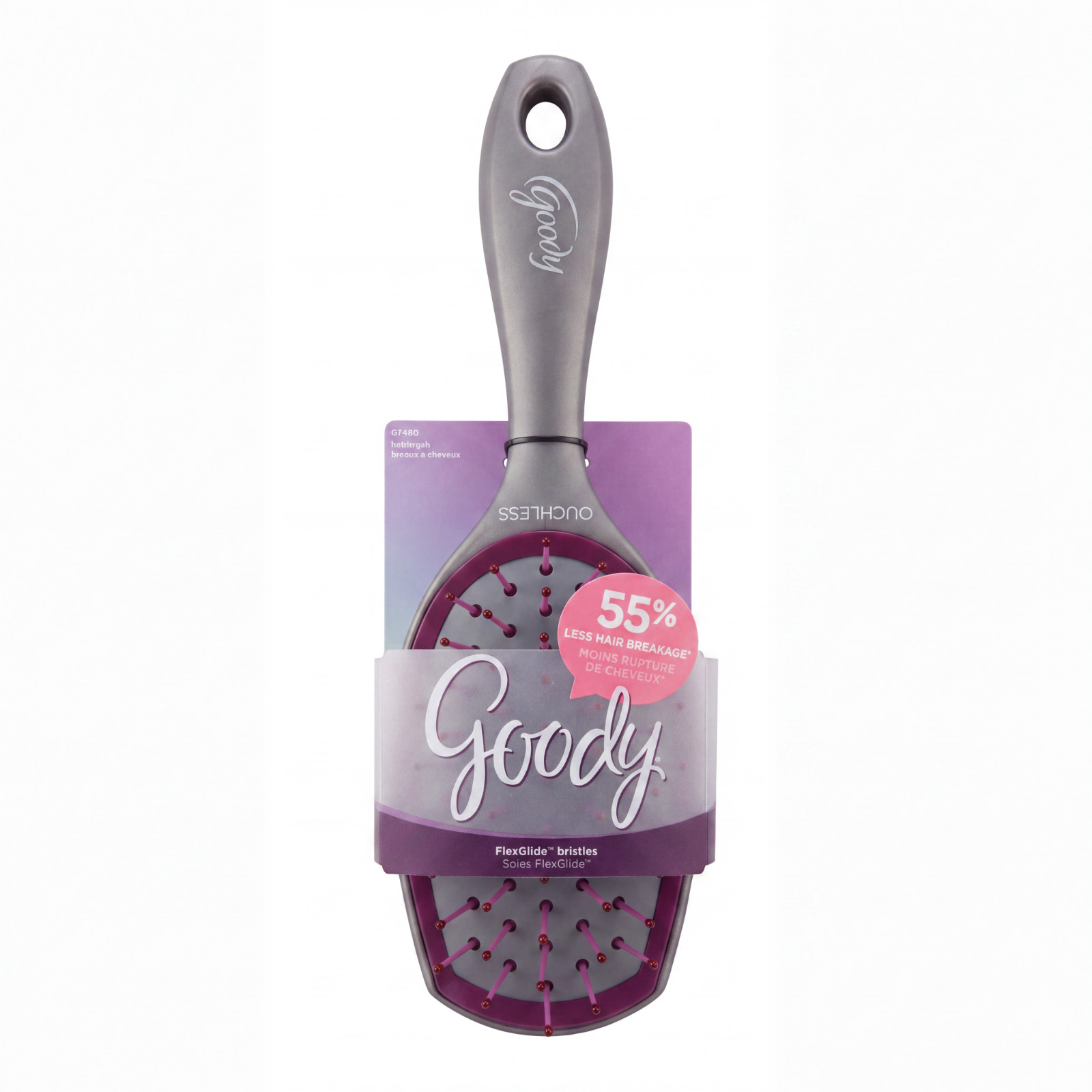 Goody Ouchless Hair Brush FlexGlide Bristles Comfort Tip 07480 Hairbrush 2017 Goody Ouchless Hair Brush FlexGlide Bristles Comfort Tip 07480 Hairbrush 2017