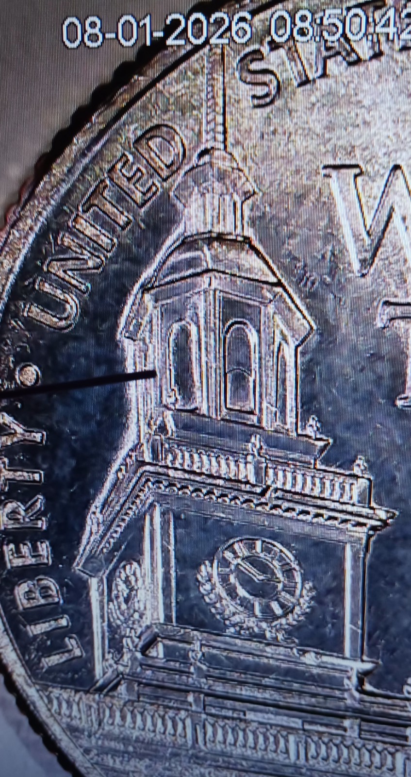 1776-2026-P MISSING WINDOW DETAIL. We the people 25c quarter 1776-2026-P MISSING WINDOW DETAIL. We the people 25c quarter