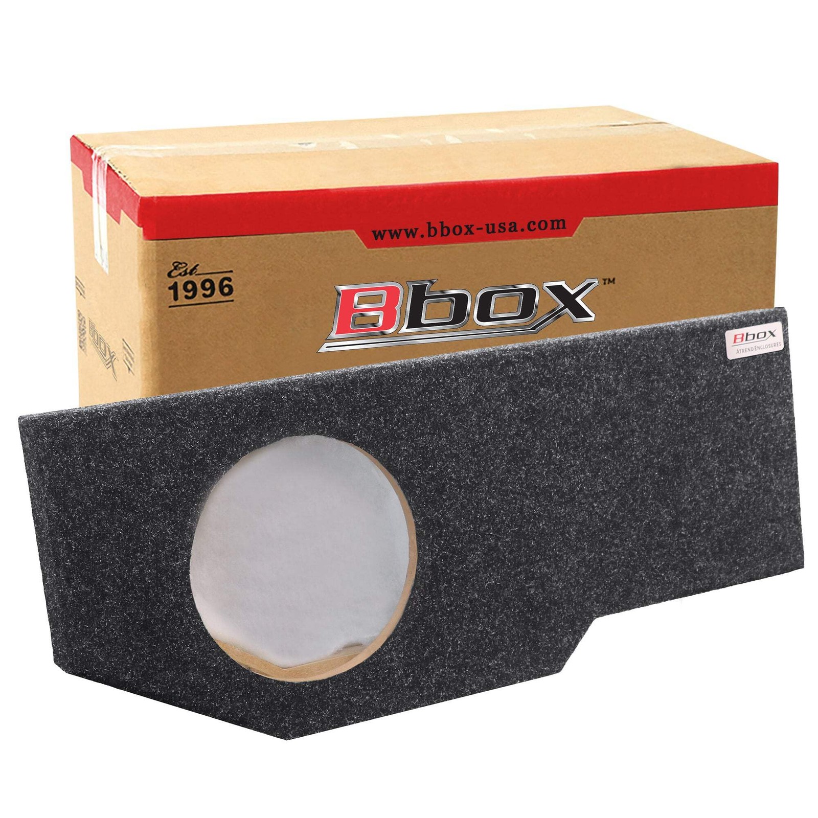 Bbox Single 12 Inch Subwoofer Sealed Enclosure - Fits 2002-2018 Dodge Ram Qua... Bbox Single 12 Inch Subwoofer Sealed Enclosure - Fits 2002-2018 Dodge Ram Qua...