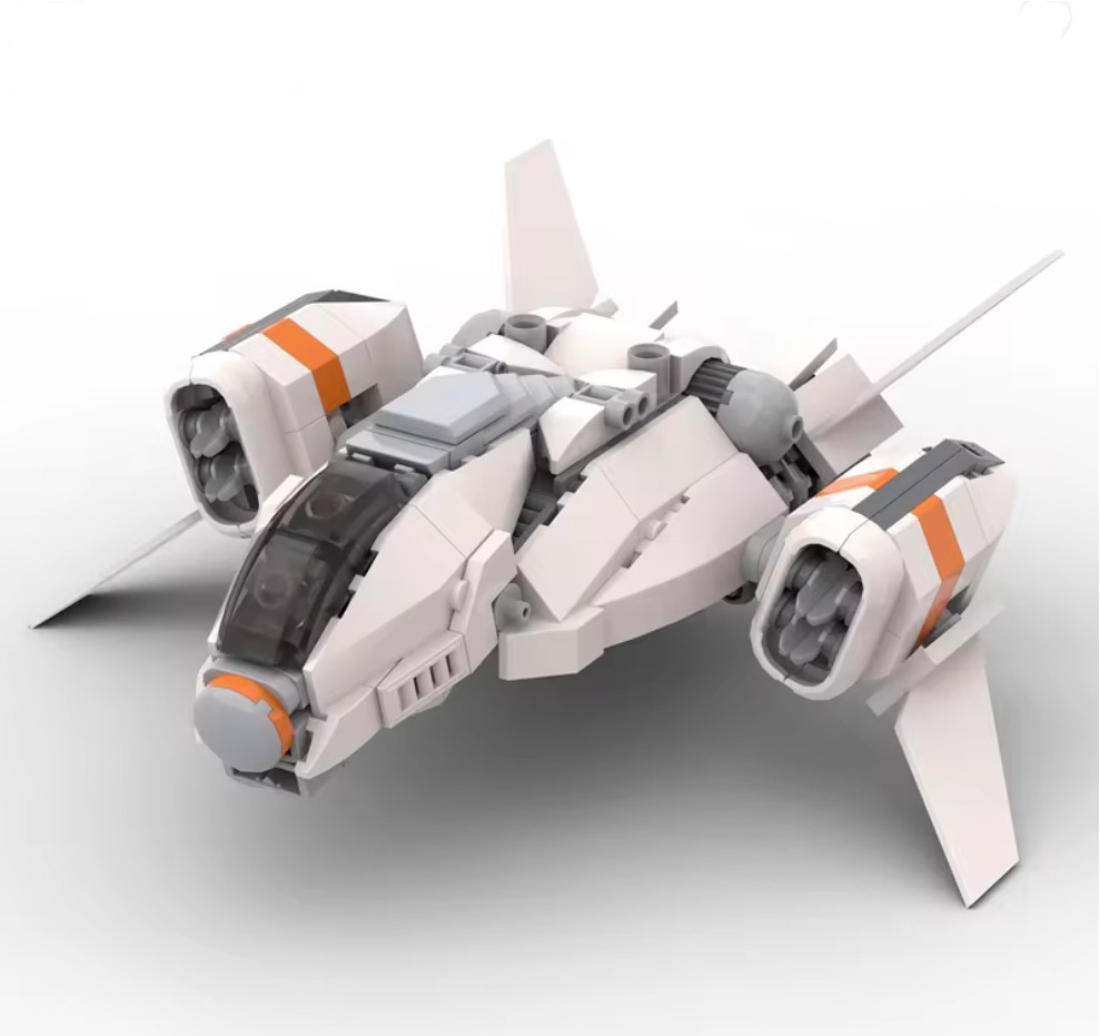 MOC Star Citizen Crusader Spaceship 334Pcs Ship Building Blocks Model Set New