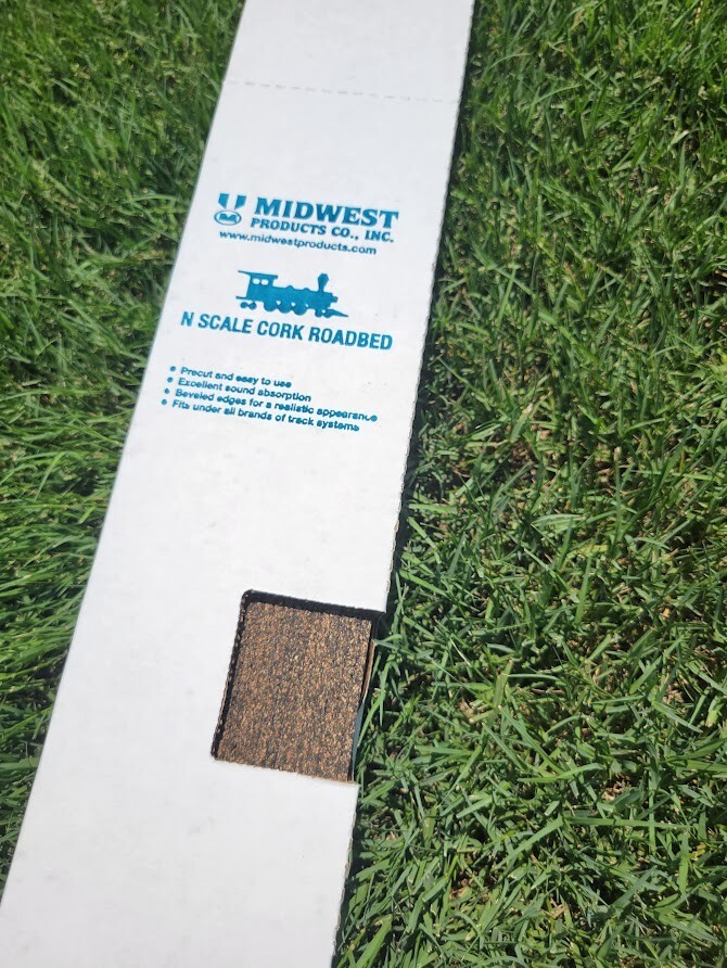 Midwest Products #3019 - N Scale Cork Roadbed 36\