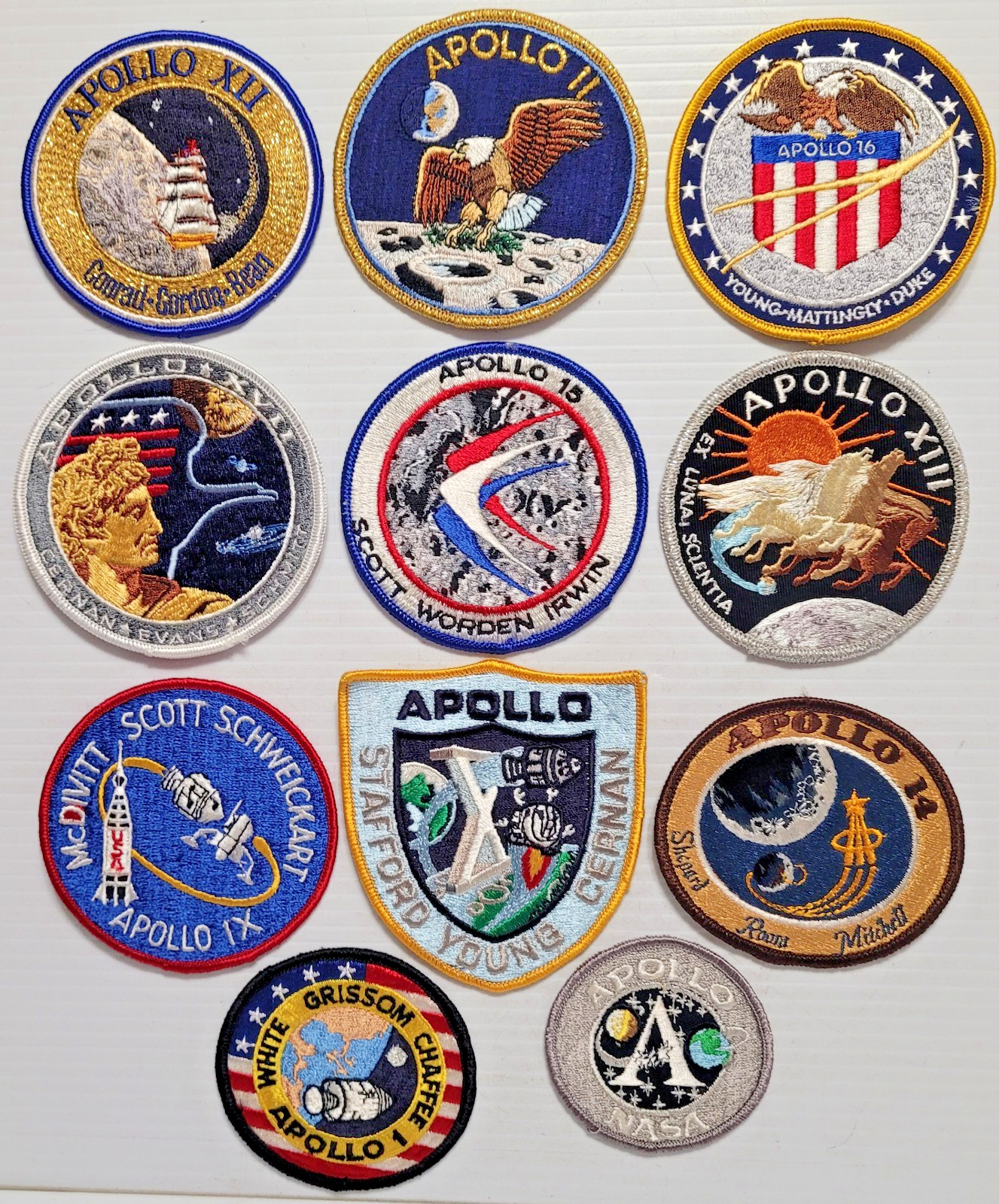 VINTAGE NASA APOLLO PATCH LOT