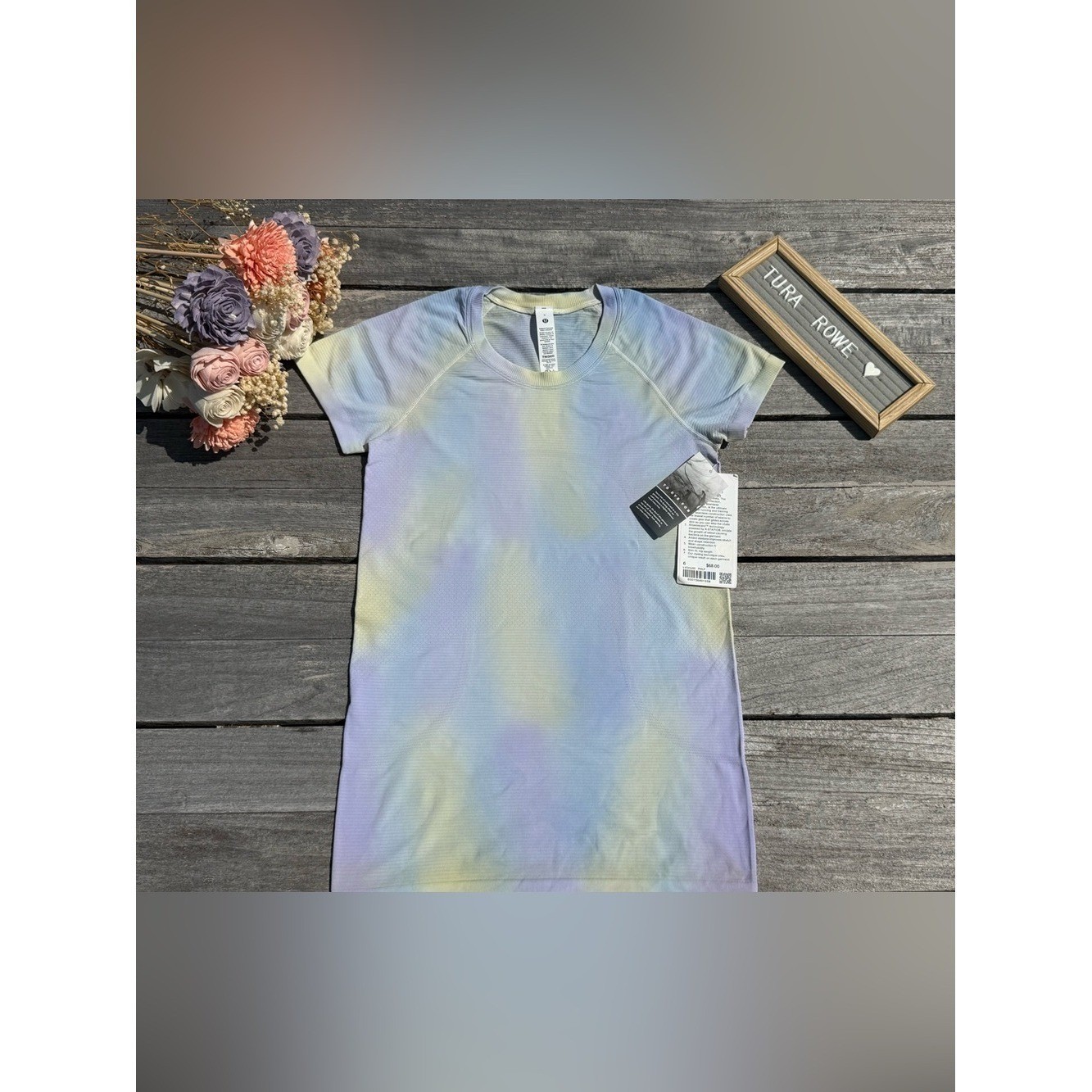 Lululemon Swiftly Tech Short Sleeve 2.0 Tie-Dye Women\'s size 6 NWT 💜✨