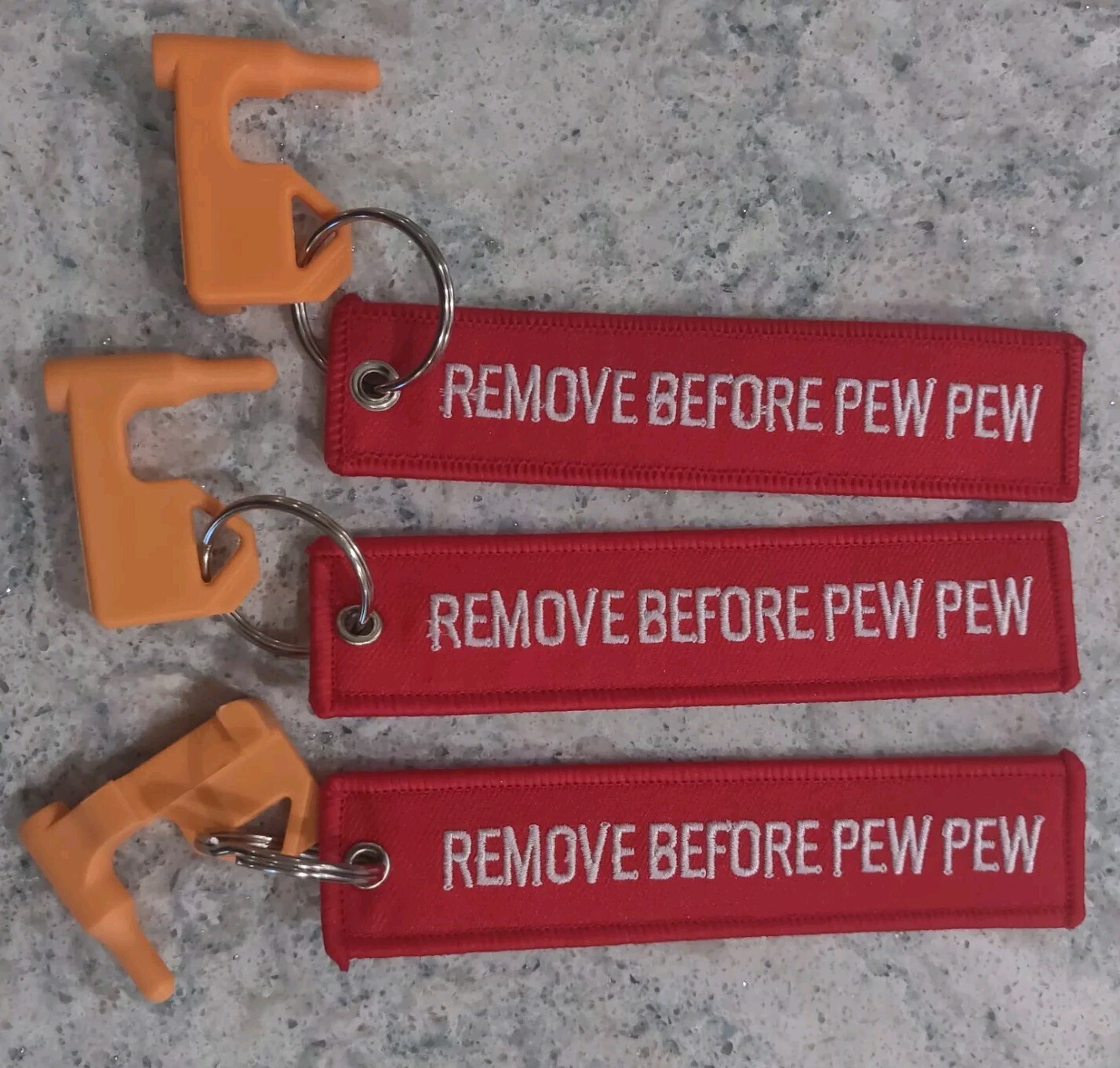 3 Remove Before PEW PEW Chamber Safety Rifle Flag 3 Remove Before PEW PEW Chamber Safety Rifle Flag