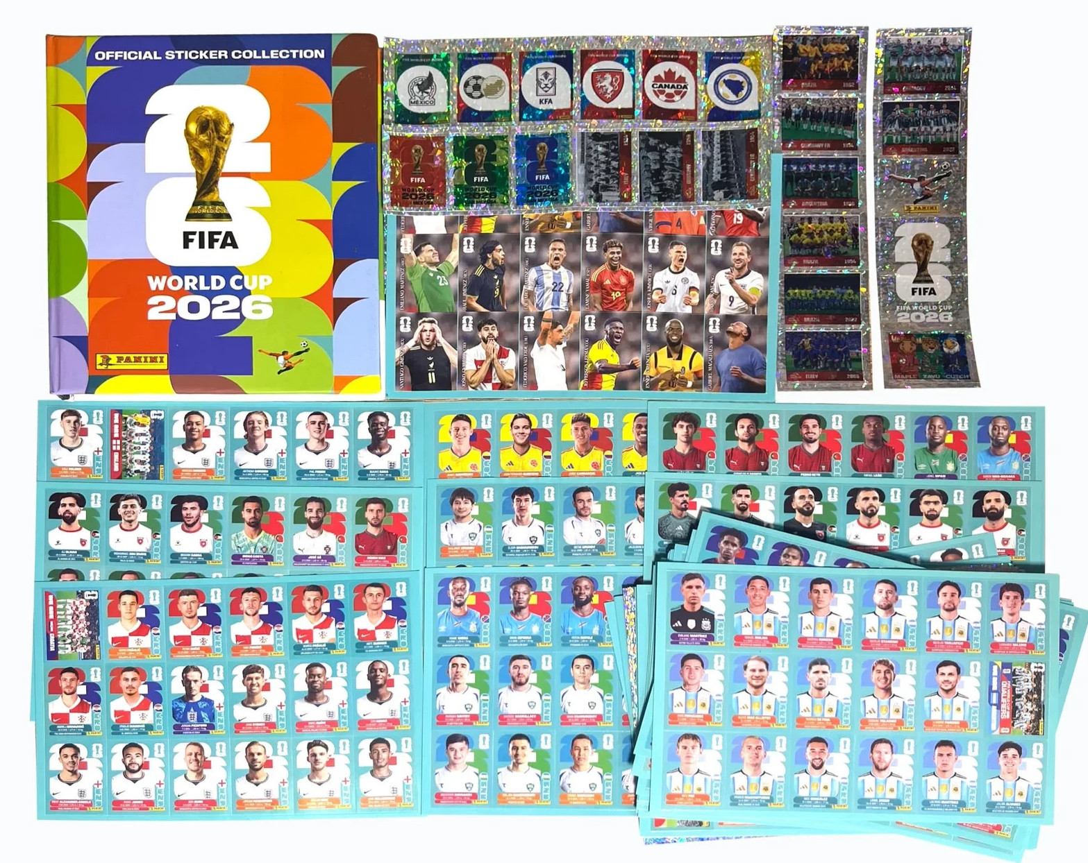 FIFA WORLD CUP 2026 PANINI - HARD COVER MINI ALBUM + FULL SET 980/980 CUSTOM FIFA WORLD CUP 2026 PANINI - HARD COVER MINI ALBUM + FULL SET 980/980 CUSTOM