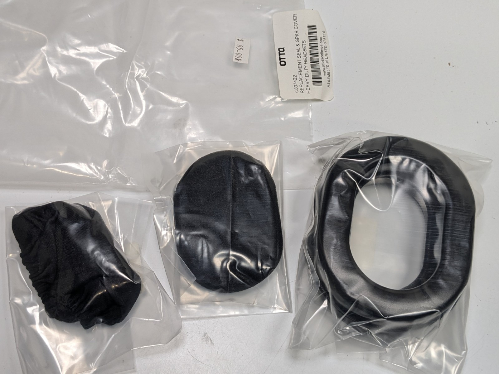 NEW OTTO Replacement Hygiene Kit (Seals Covers) for Heavy Duty Headsets C807422