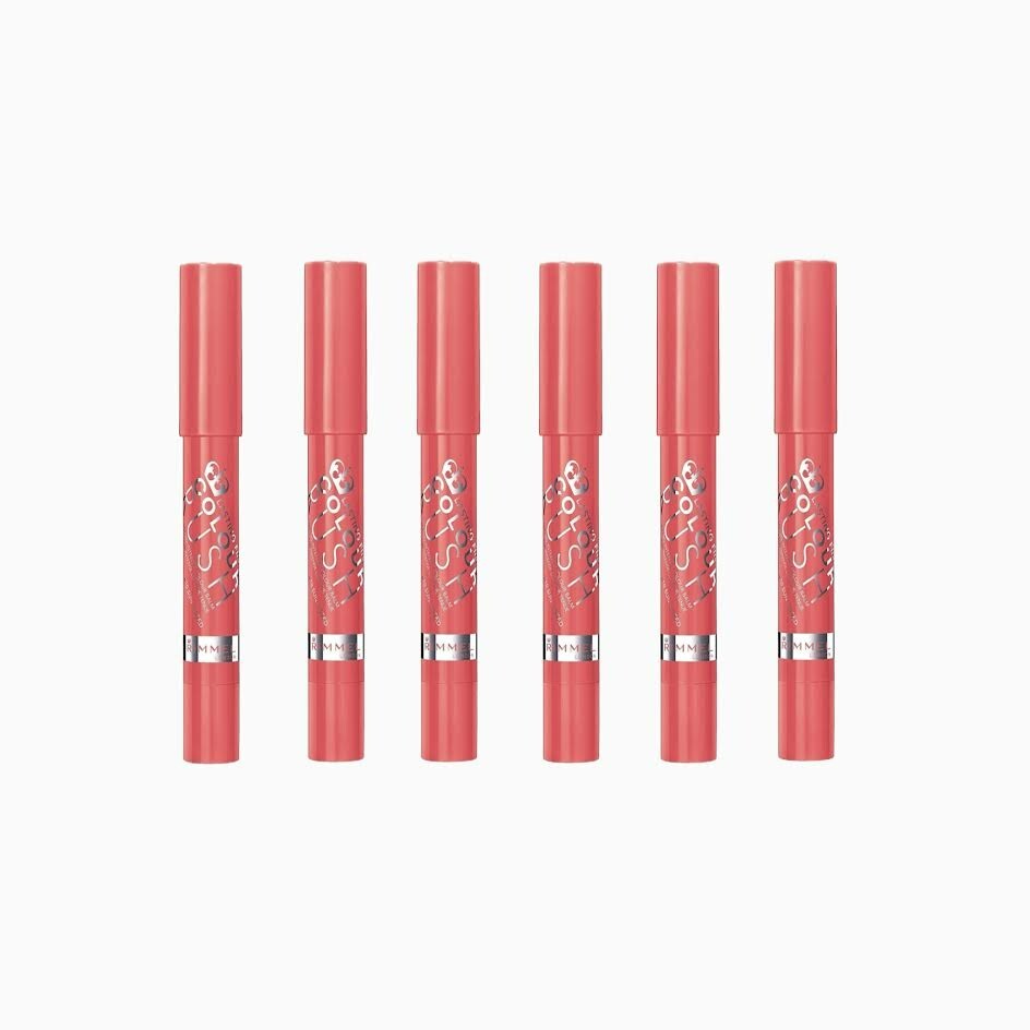 Rimmel Lasting Finish Colour Rush Lip Color Balm, #610 Sun Kissed, 6 PACK