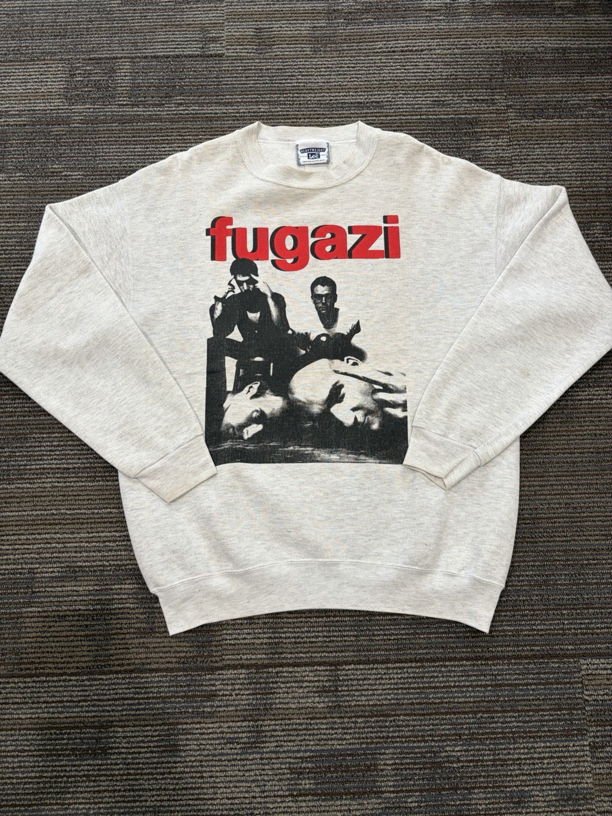Vintage 1993 Fugazi Shirt Sweatshirt Band Tee Punk Hardcore L/XL RARE Grail Vintage 1993 Fugazi Shirt Sweatshirt Band Tee Punk Hardcore L/XL RARE Grail