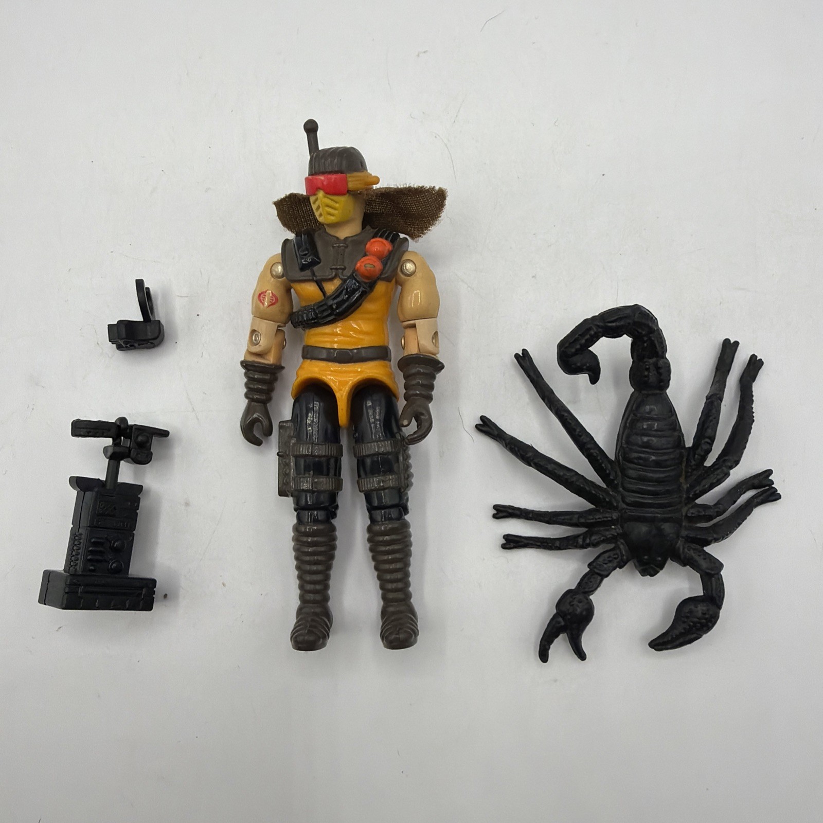 Desert Scorpion V1 G.I. Joe 1991 Hasbro Vintage Action Figure Desert Scorpion V1 G.I. Joe 1991 Hasbro Vintage Action Figure