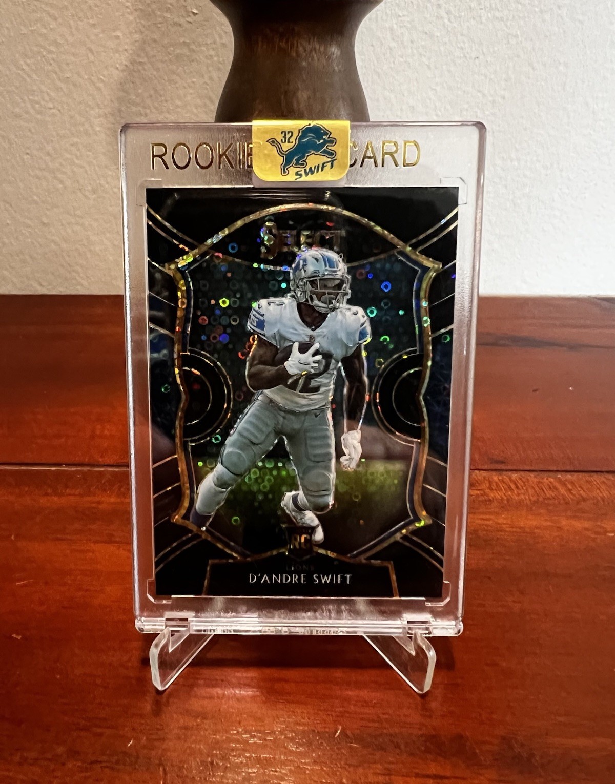 D'ANDRE SWIFT ONE OF ONE ROOKIE 2020 Panini Select Concourse Black 1/1 #51 RC