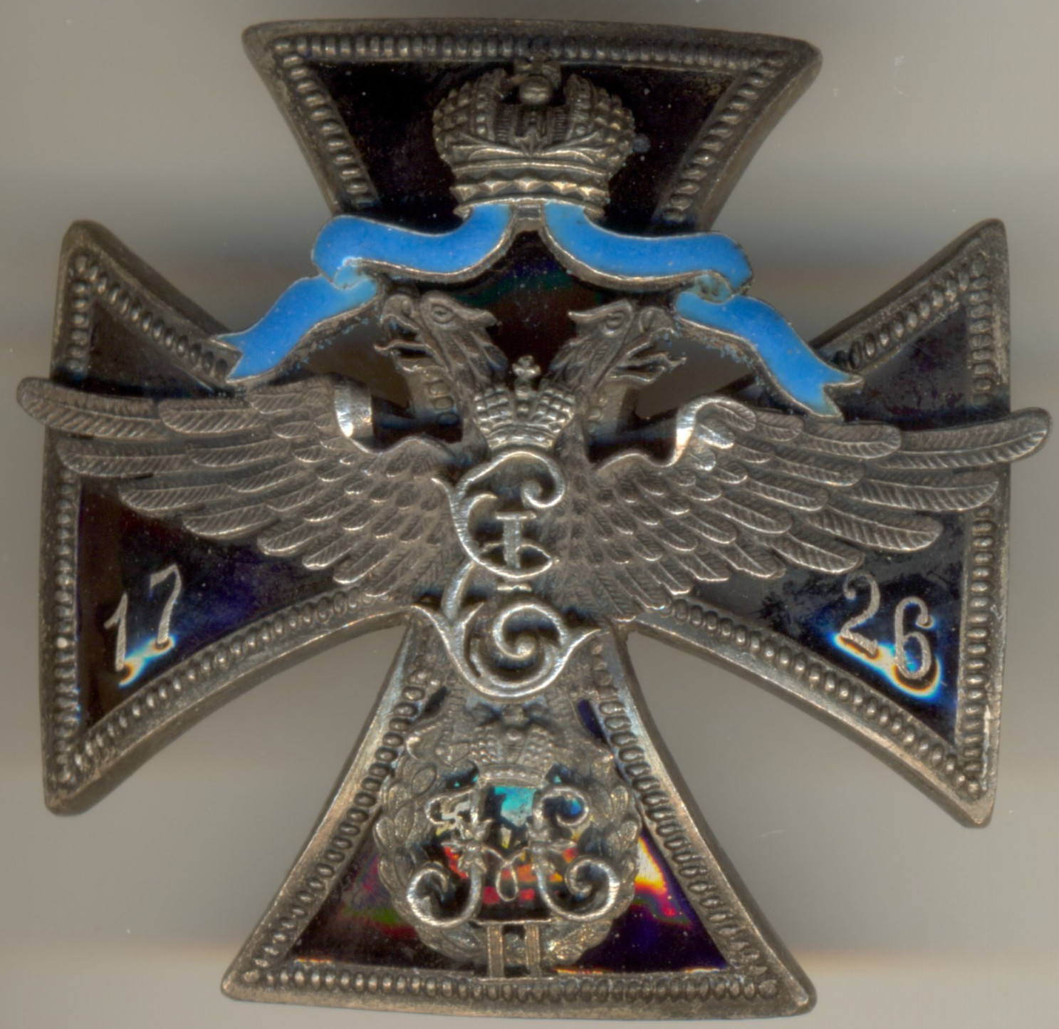 Russian Imperial Military order medal Badge St. Petersburg Life  Regiment (1059)