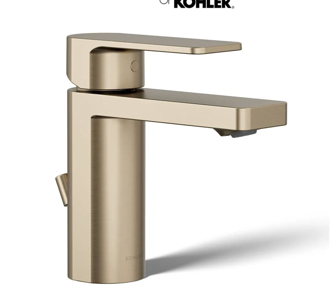 Kohler Parallel K-23472-4-BV Bathroom Sink Faucet PopUp Drain Brushed Bronze NEW
