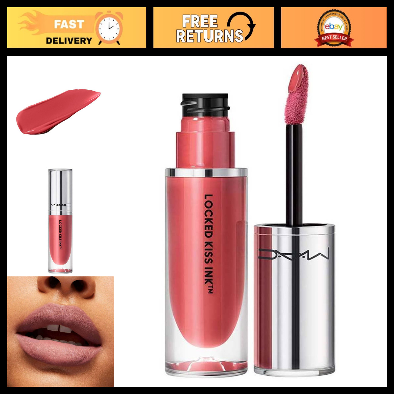 Long-Lasting 24HR Lip Color - Waterproof Kiss Ink, Vibrant Shades, Upgrade Your