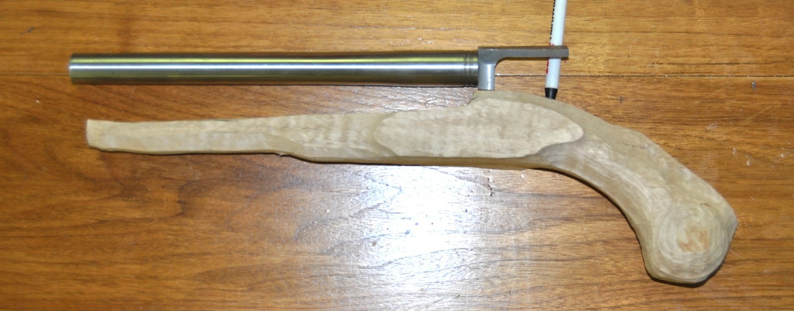 Muzzleloader/Flintlock Pistol Stock and Barrel