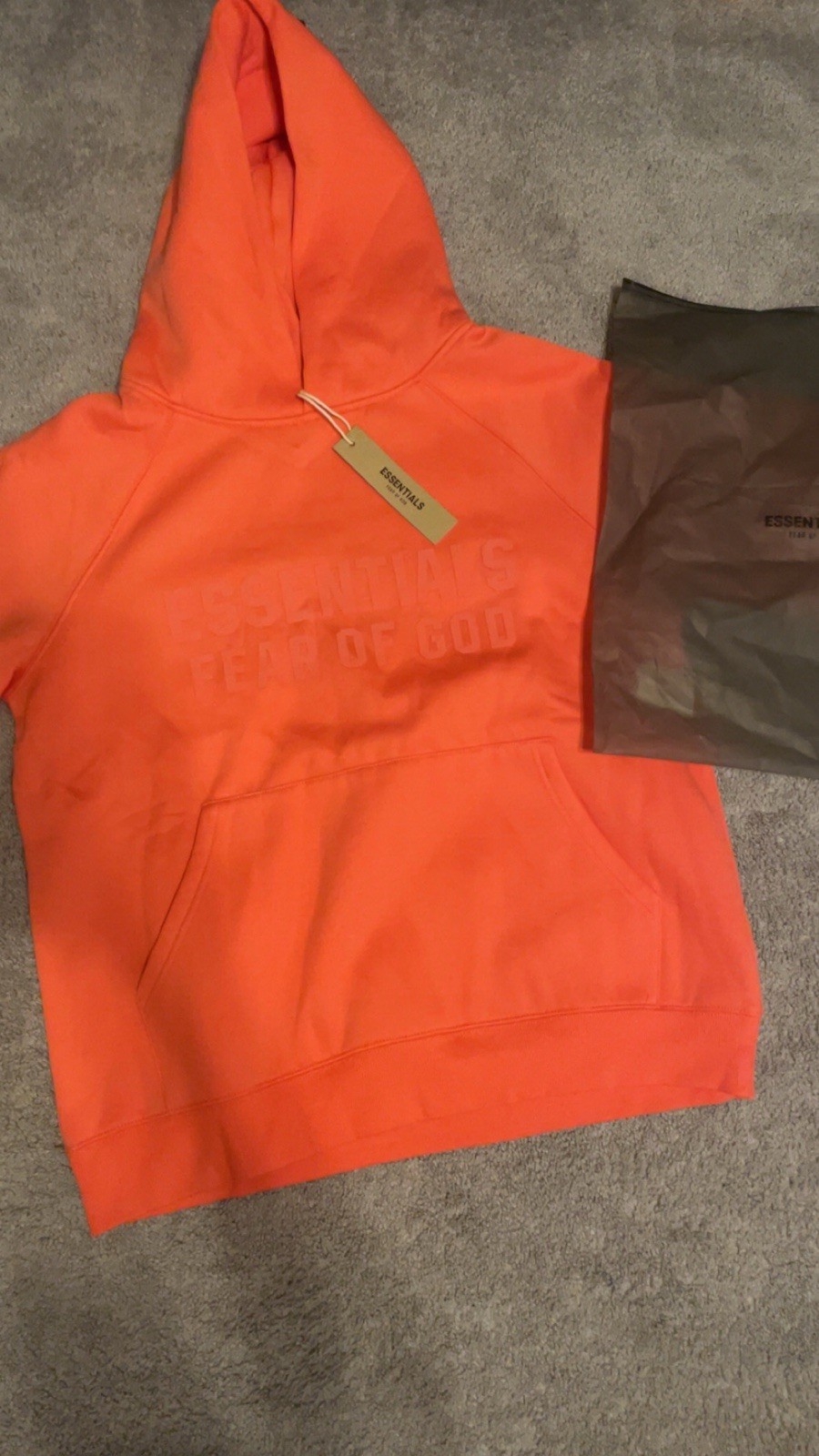 Essentials Fog Hoodie Coral Essentials Fog Hoodie Coral