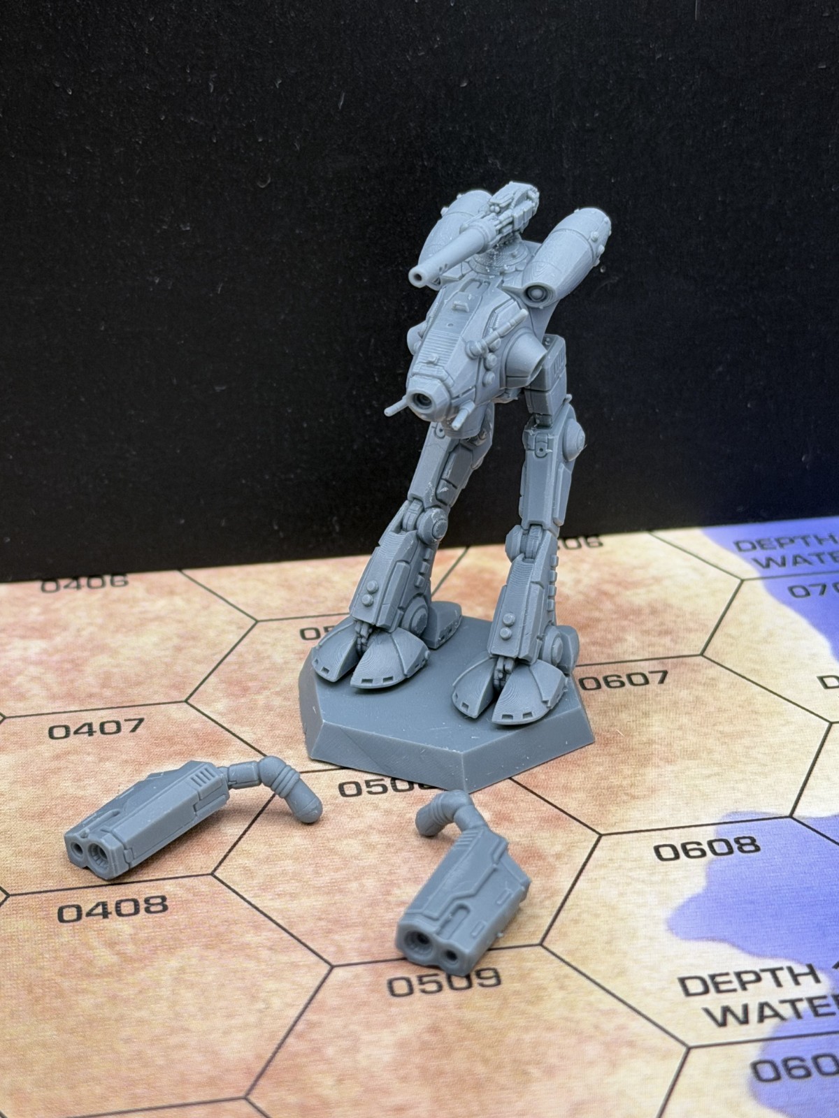 Marauder Heavy Mech 6mm Resin Miniature BattleTech Compatible Unpainted Kit