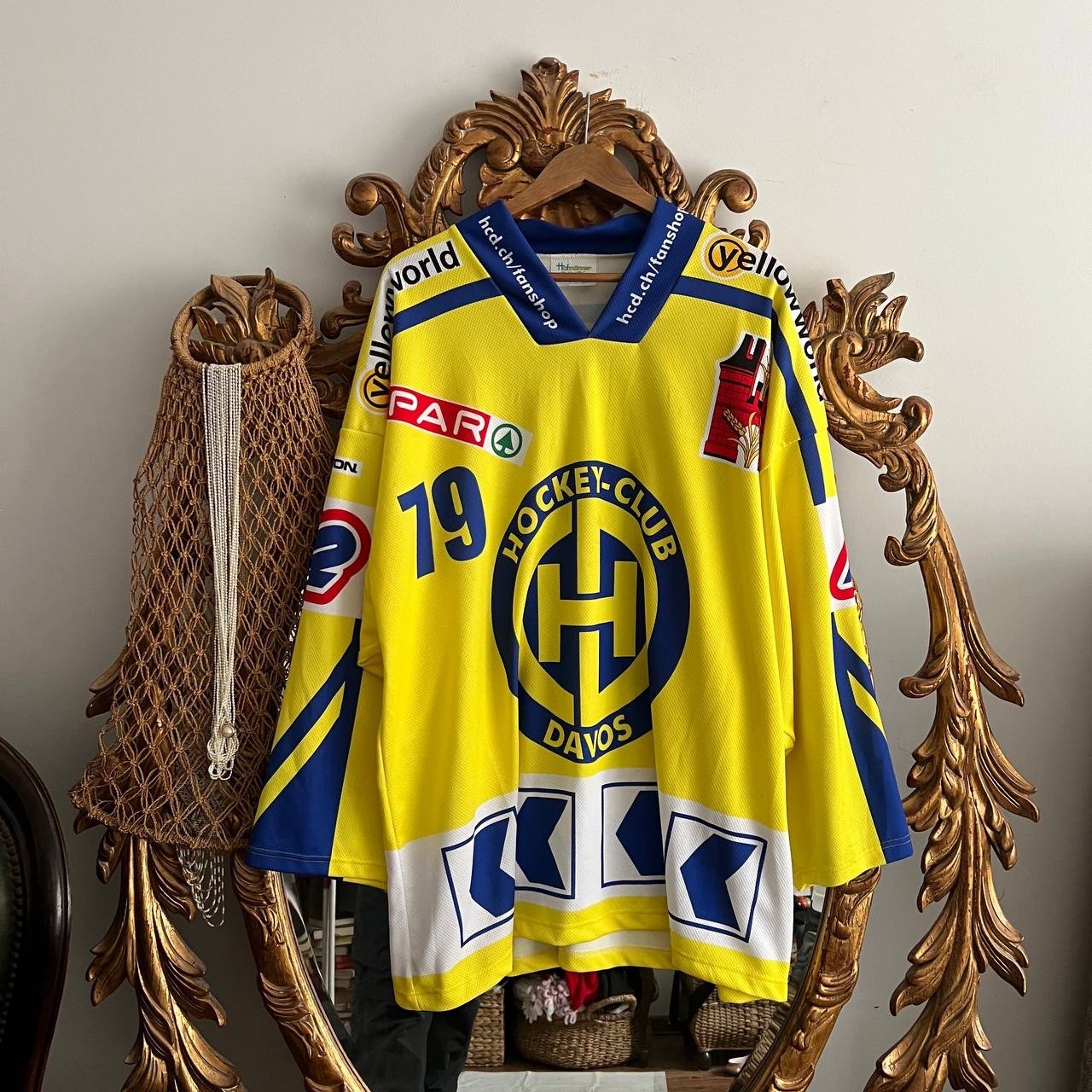 HC DAVOS SWITZERLAND SWISS ICE HOCKEY JERSEY SZ XXL HC DAVOS SWITZERLAND SWISS ICE HOCKEY JERSEY SZ XXL