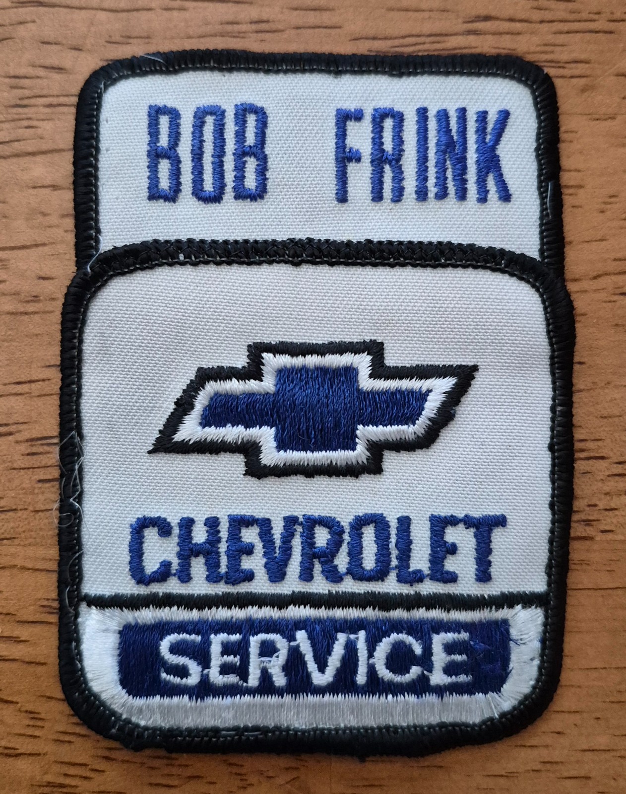 Vintage Bob Frink Chevrolet Sacramento California Dealership Service Patch Vintage Bob Frink Chevrolet Sacramento California Dealership Service Patch