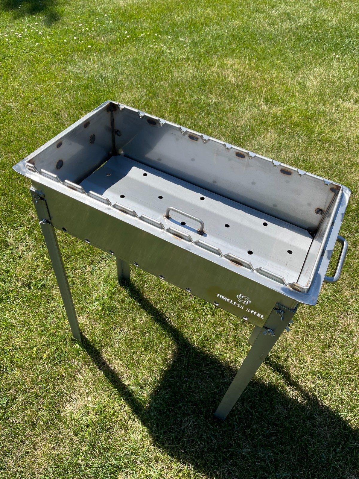 Heavy-duty STAINLESS Steel BBQ Grill / MANGAL 11 Ga (3mm)
