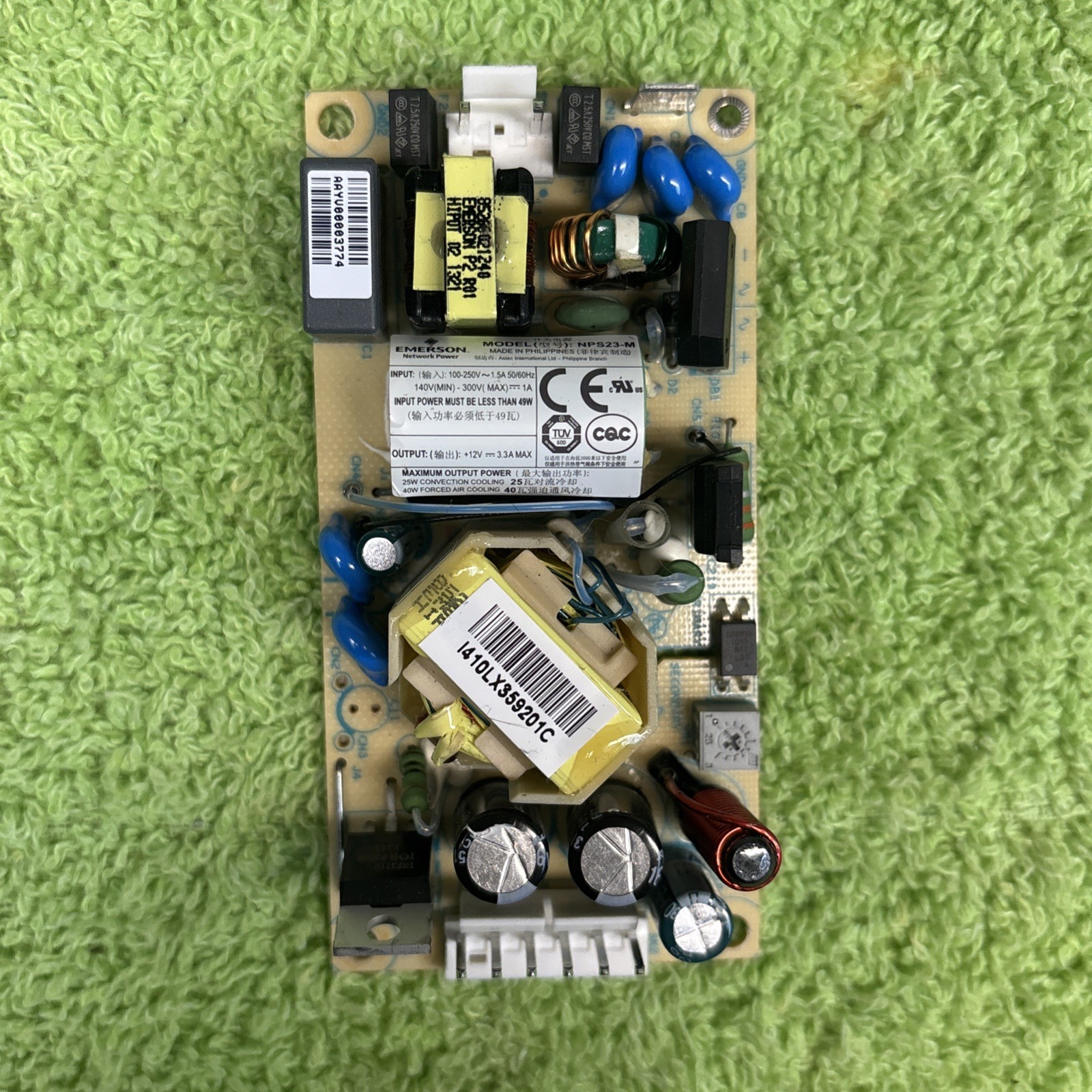 EMERSON ASTEC  NPS23-M POWER SUPPLY, AC-DC, Medical grade 12V