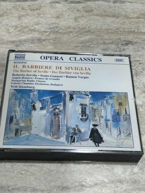 ROSSINI - IL BARBIERE DI SIVIGLIA - THE BARBER OF SEVILLE - MINT 3 CD  BOX SET