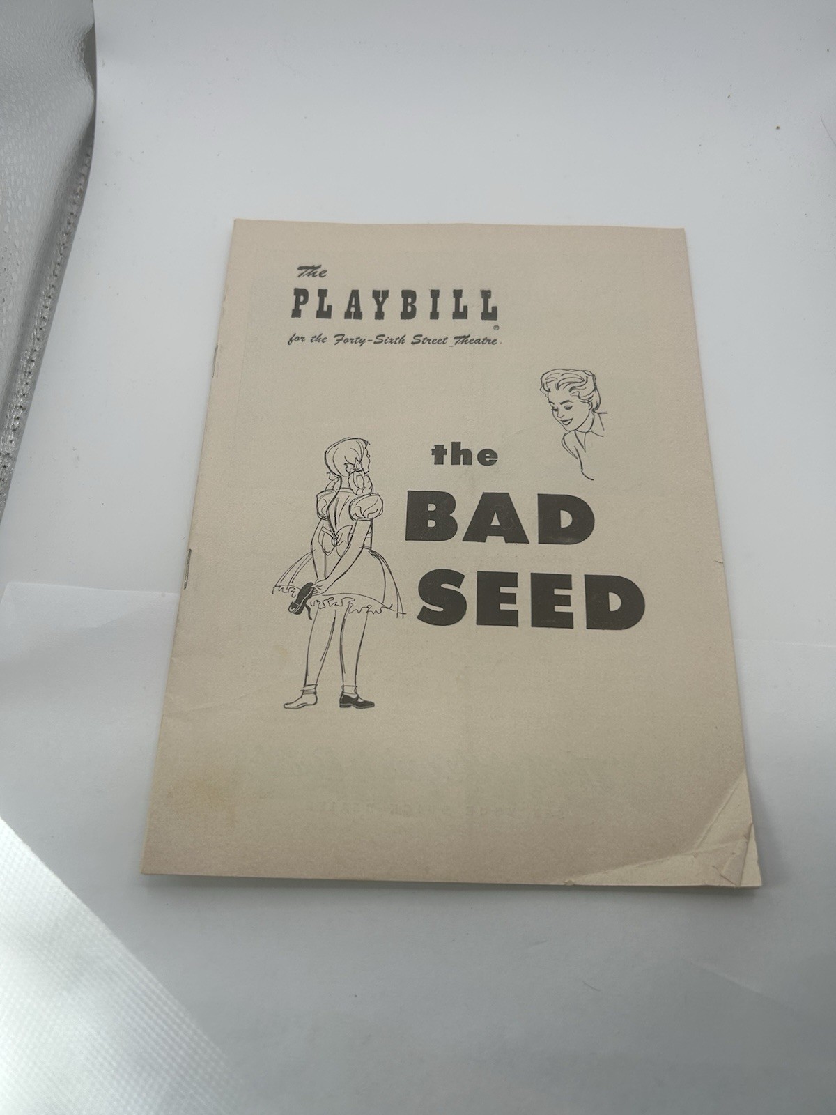 1954 The Bad Seed Broadway Playbill Nancy Kelly Patty McCormack 46th St Theatre 1954 The Bad Seed Broadway Playbill Nancy Kelly Patty McCormack 46th St Theatre