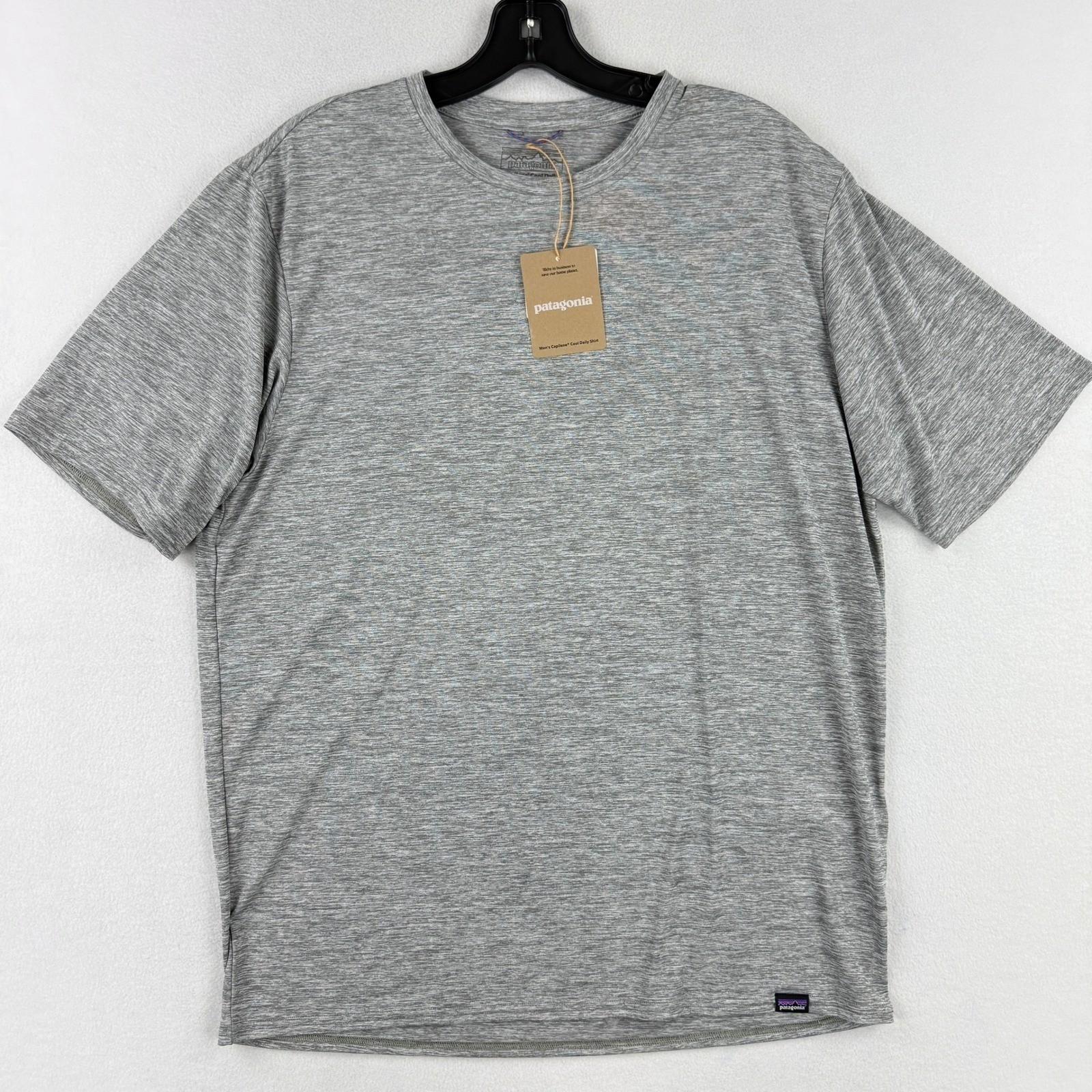 Patagonia Capilene Cool Daily Tee / Size M Mens / Heather Grey 45215, NWT