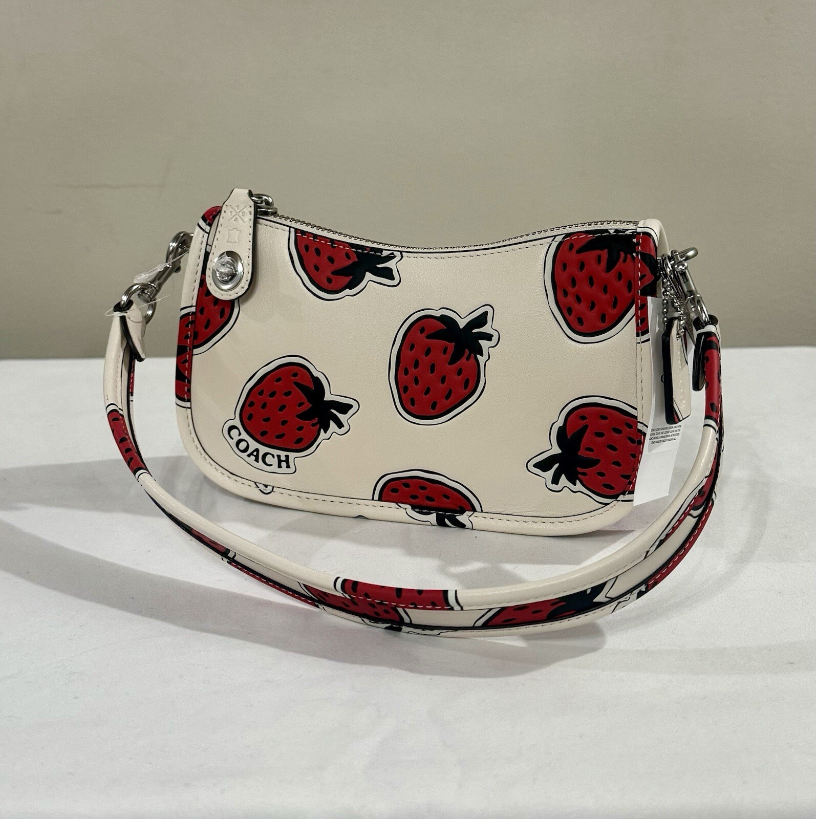 Coach Swinger 20 Strawberry Chalk NWT Shoulder Bag Mini Leather