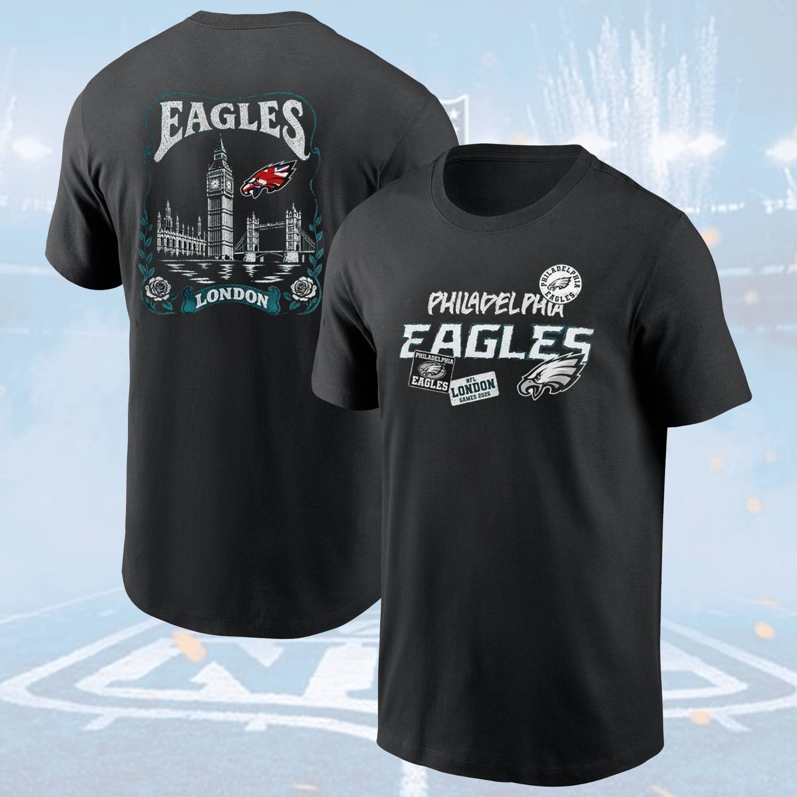 HOT  Philadelphia Eagles 2026 International Series London Games 2-Side for Fan
