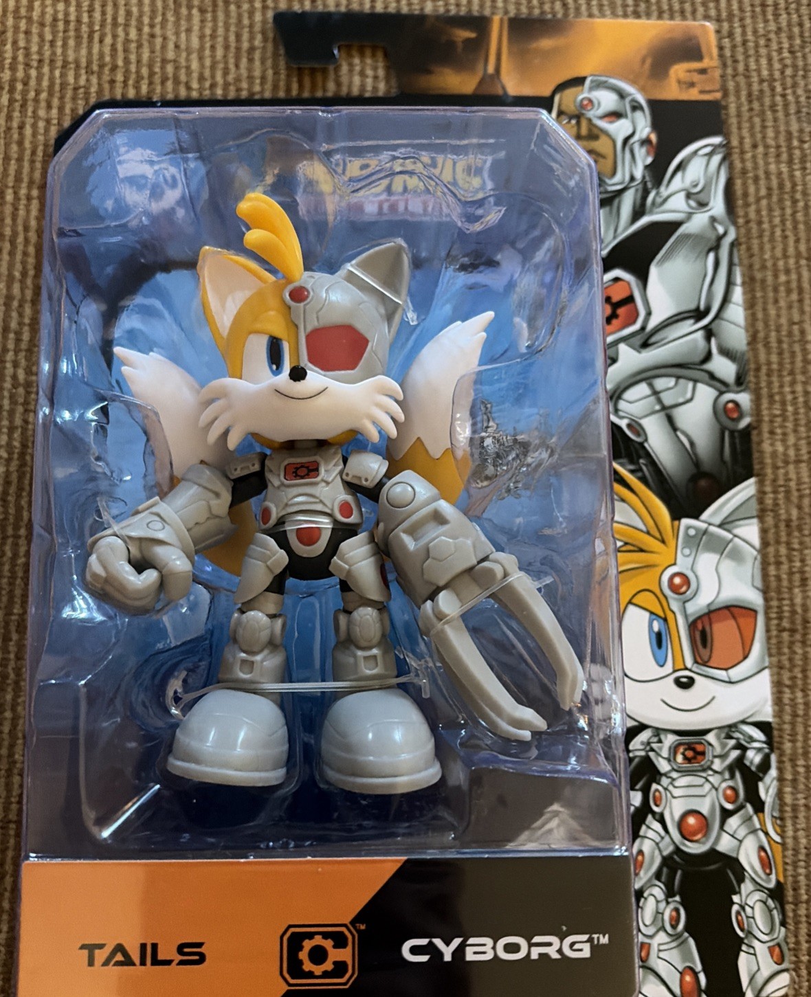 Jakks Pacific DC x Sonic The Hedgehog Tails Cyborg Action Figure Jakks Pacific DC x Sonic The Hedgehog Tails Cyborg Action Figure