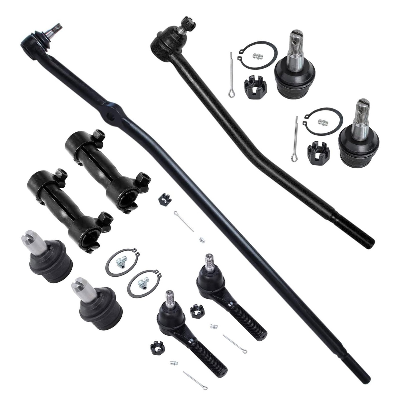 10PC Front Suspension Kit Ford E-150 Club Wagon 1992-2004