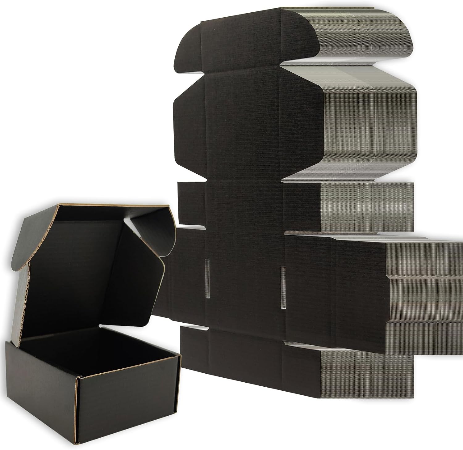 Lmuze 4x4x2 inches Small Shipping Boxes Set of 100 - 4 Lmuze 4x4x2 inches Small Shipping Boxes Set of 100 - 4