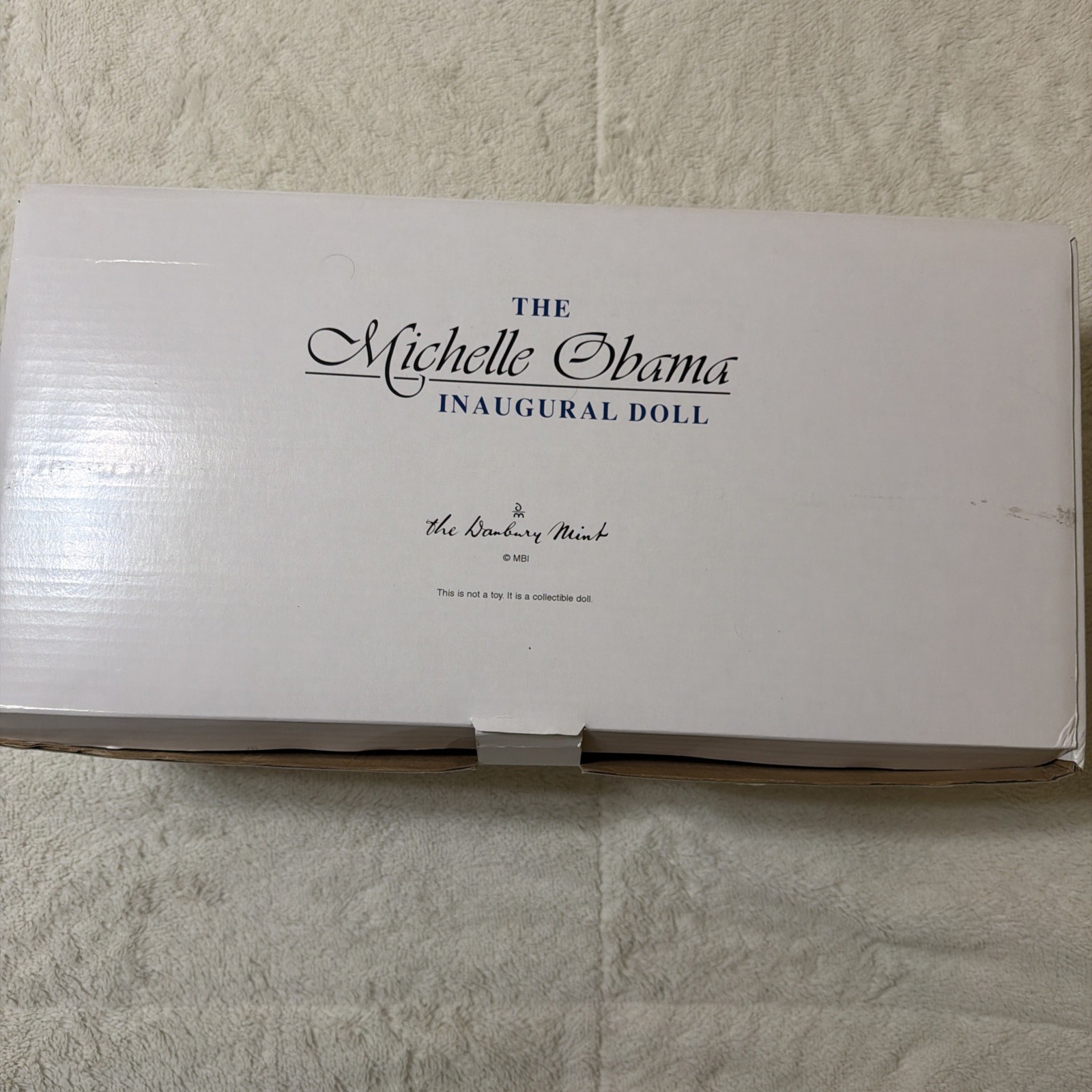 RARE MICHELLE OBAMA Inaugural Doll By The Danbury Mint NEVER OPENED Mint In Box RARE MICHELLE OBAMA Inaugural Doll By The Danbury Mint NEVER OPENED Mint In Box