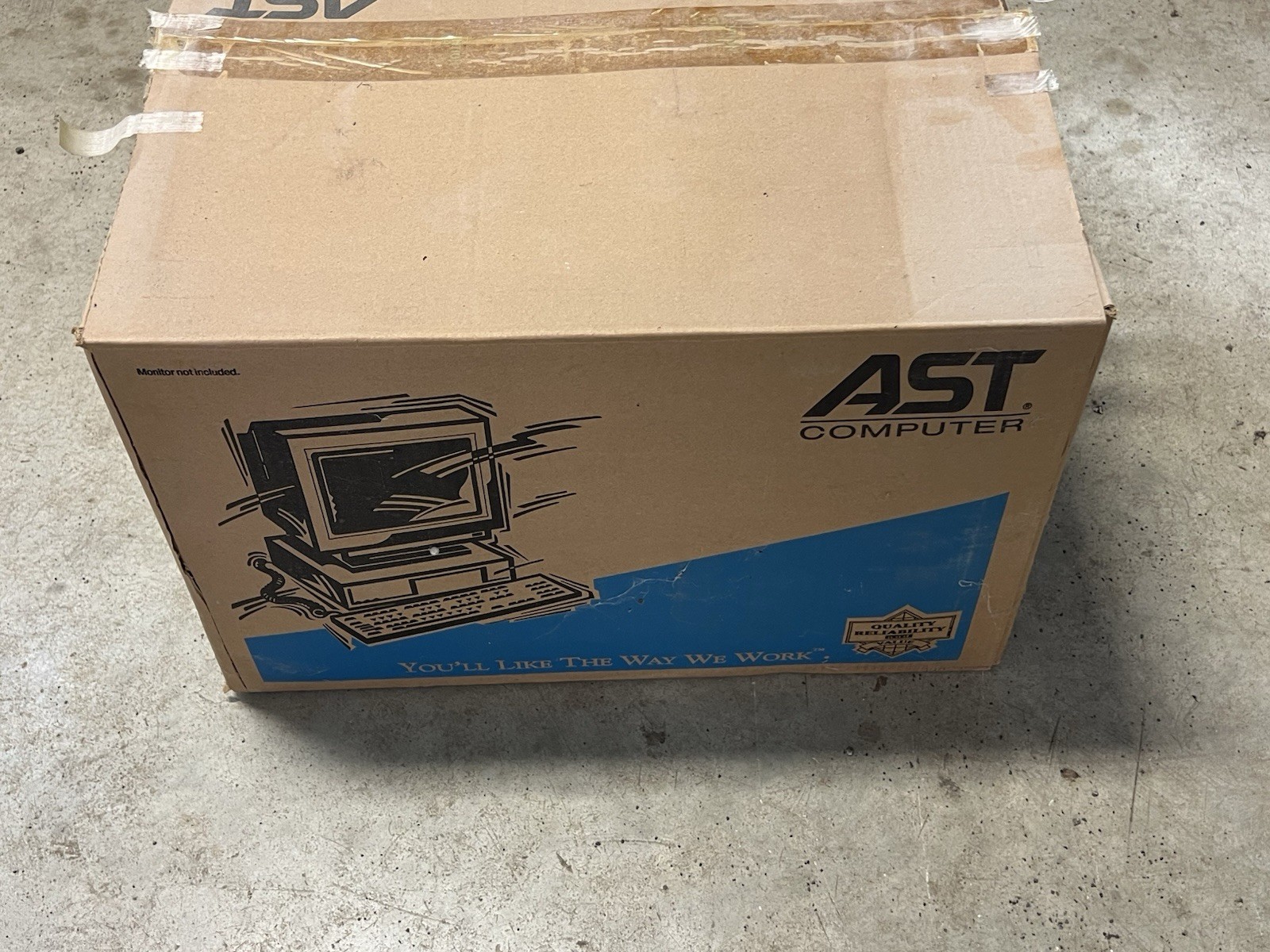 AST Advantage Adventure 6066D Vintage Computer & Keyboard Untested AST Advantage Adventure 6066D Vintage Computer & Keyboard Untested