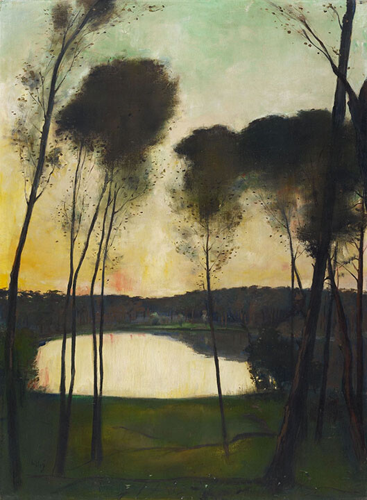 Lesser Ury : Berlin : c. 1920s : Archival Canvas Art Print