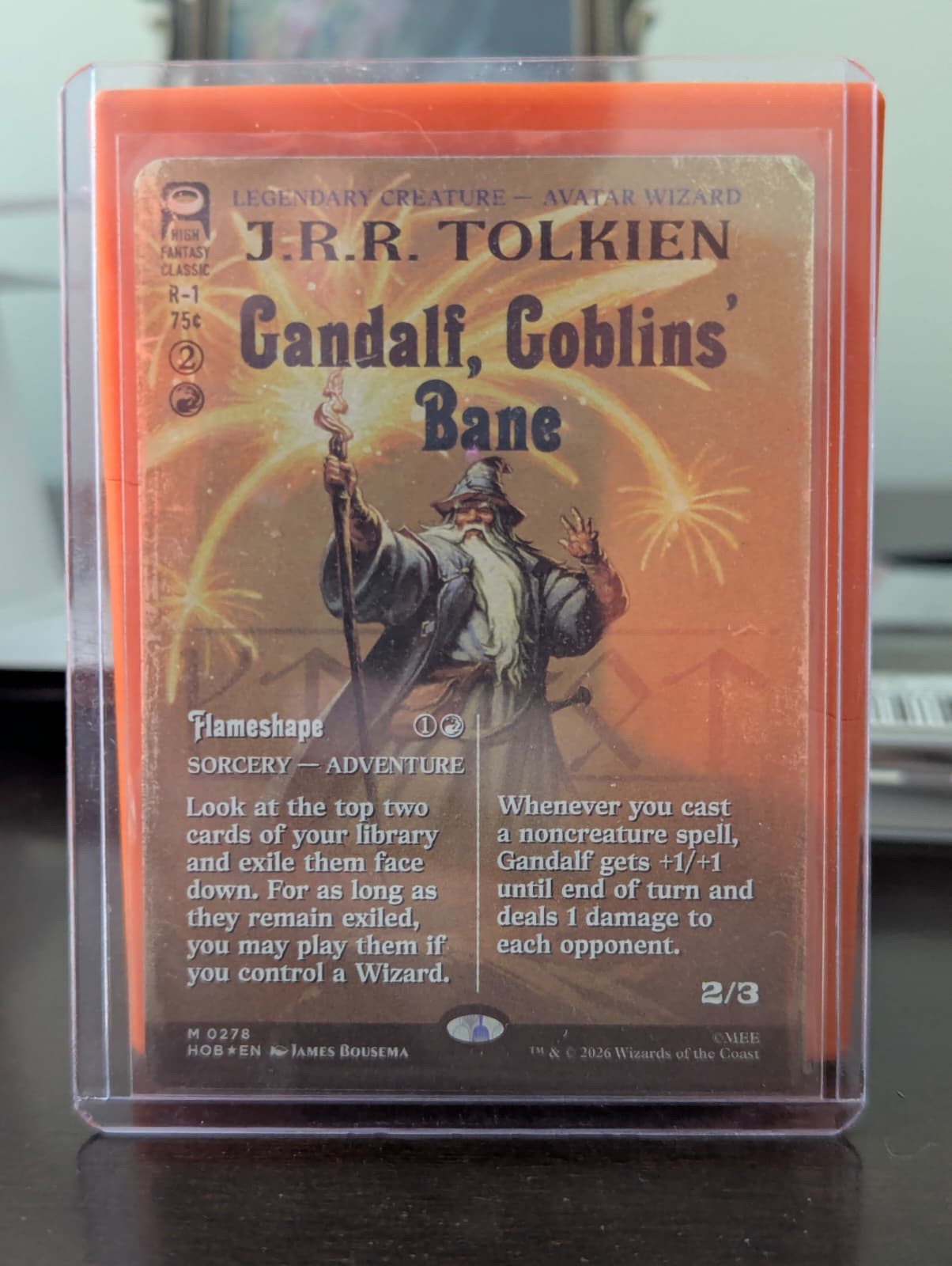 MTG - Gandalf, Goblins’ Bane - The Hobbit - (Surge Foil) M0278 NM