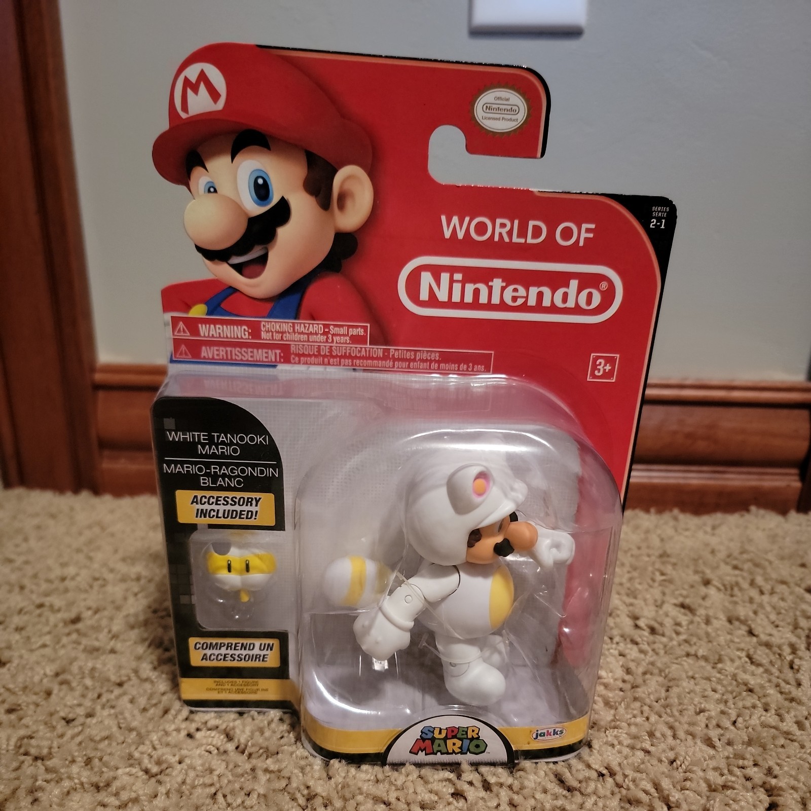 2016 World of Nintendo WHITE TANOOKI MARIO 4\ 2016 World of Nintendo WHITE TANOOKI MARIO 4\