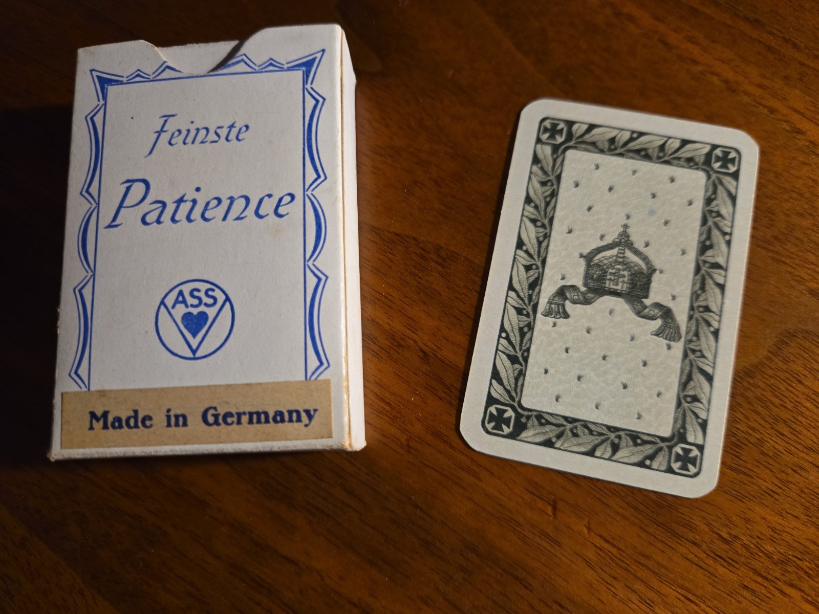 Vintage ASS Altenburger German WWI Kriegs-Spielkarte Patience Mini Deck 52+J Vintage ASS Altenburger German WWI Kriegs-Spielkarte Patience Mini Deck 52+J