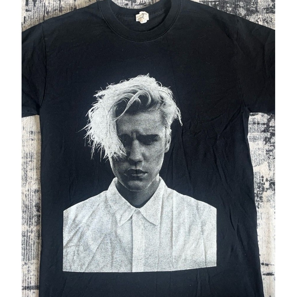 Justin Bieber Purpose Tour 2016  Concert T-shirt Black 2-Sided Size Small Gildan
