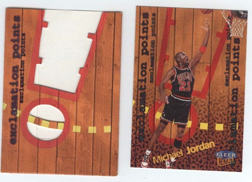 MICHAEL JORDAN EXCLAMATION POINTS FLEER ULTRA 1998 IT\'S A HONEY