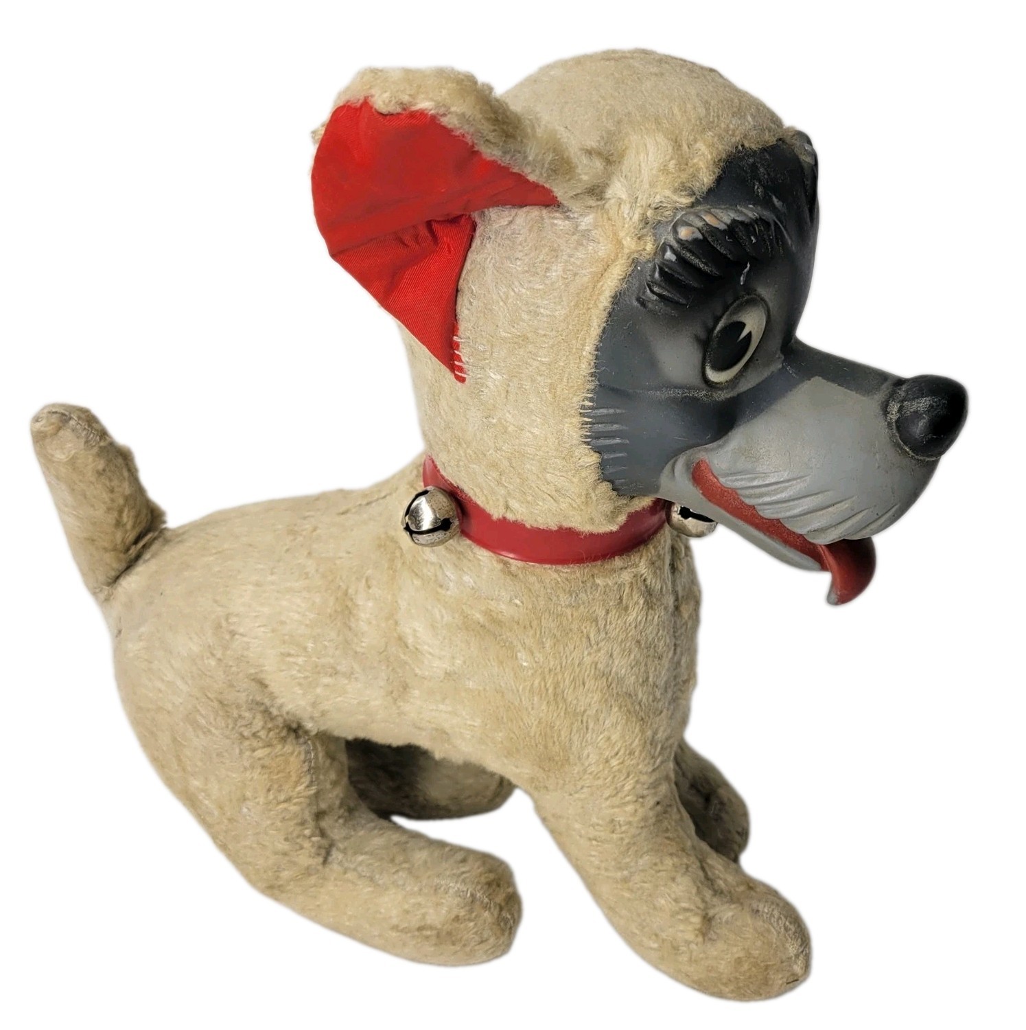 Vintage Rubberface Gund Tramp Dog From Disney's Lady & Tramp Plush 1950s