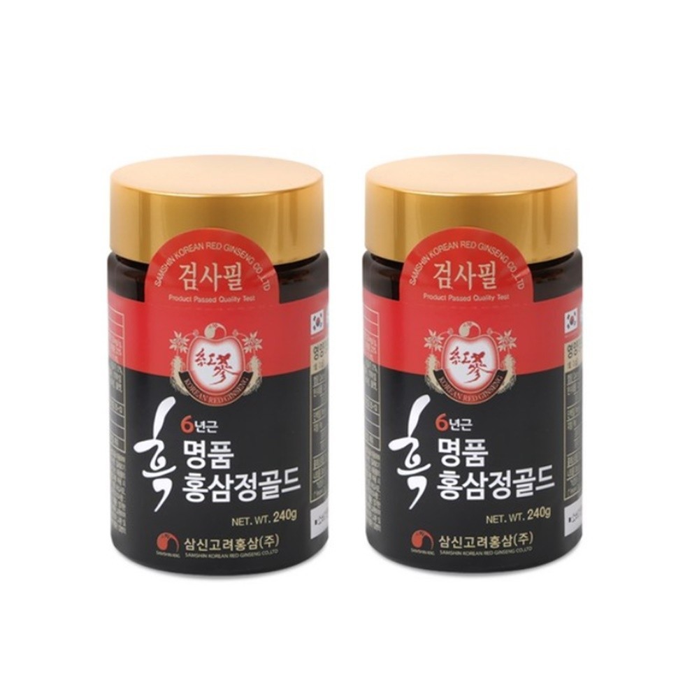 KOREAN 6year old BLACK GINSENG [240g x 2EA] Premium Black Ginseng