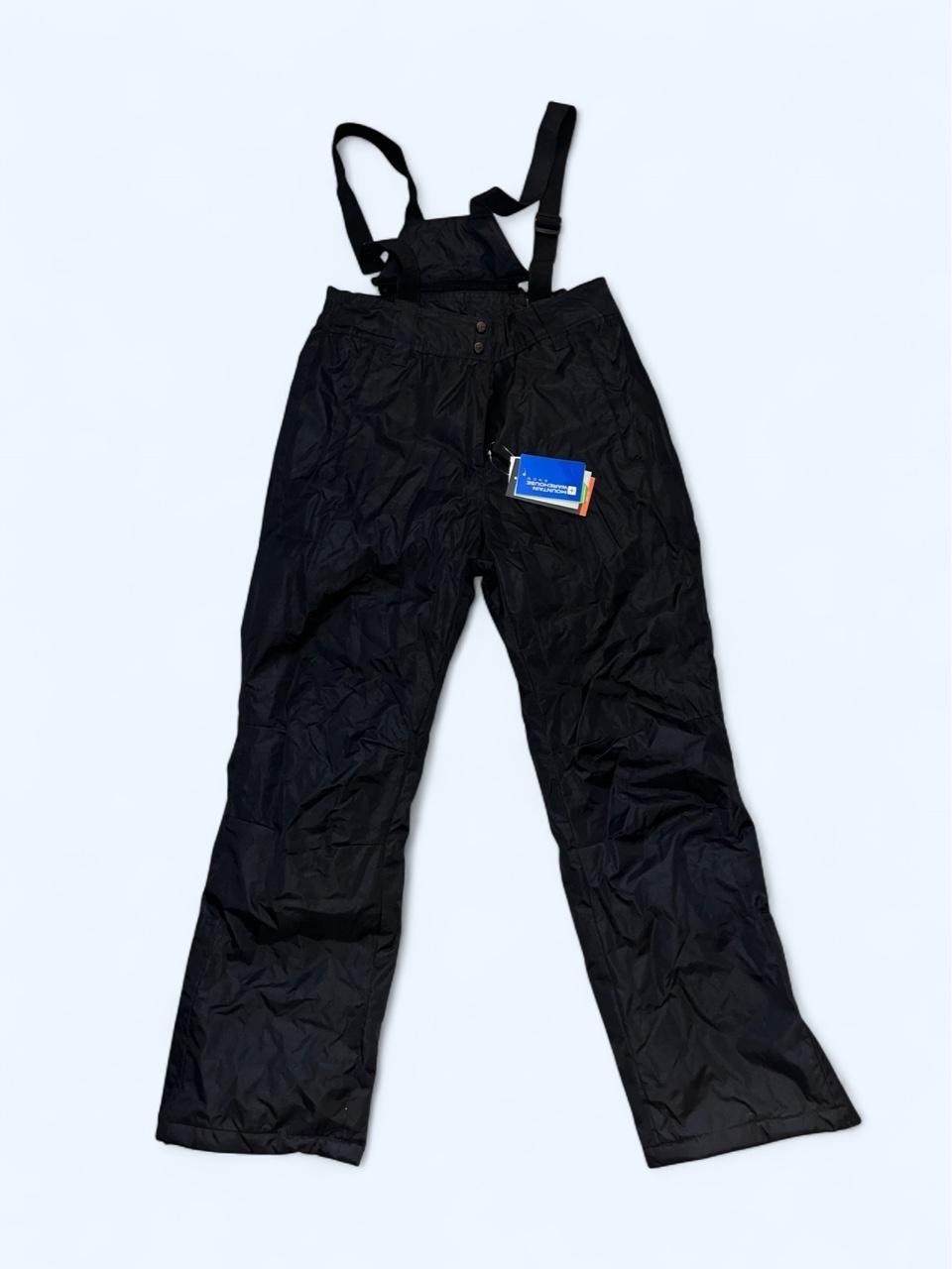 NWT Mountain Warehouse Black Ski/Snowboard Pants with detachable suspenders