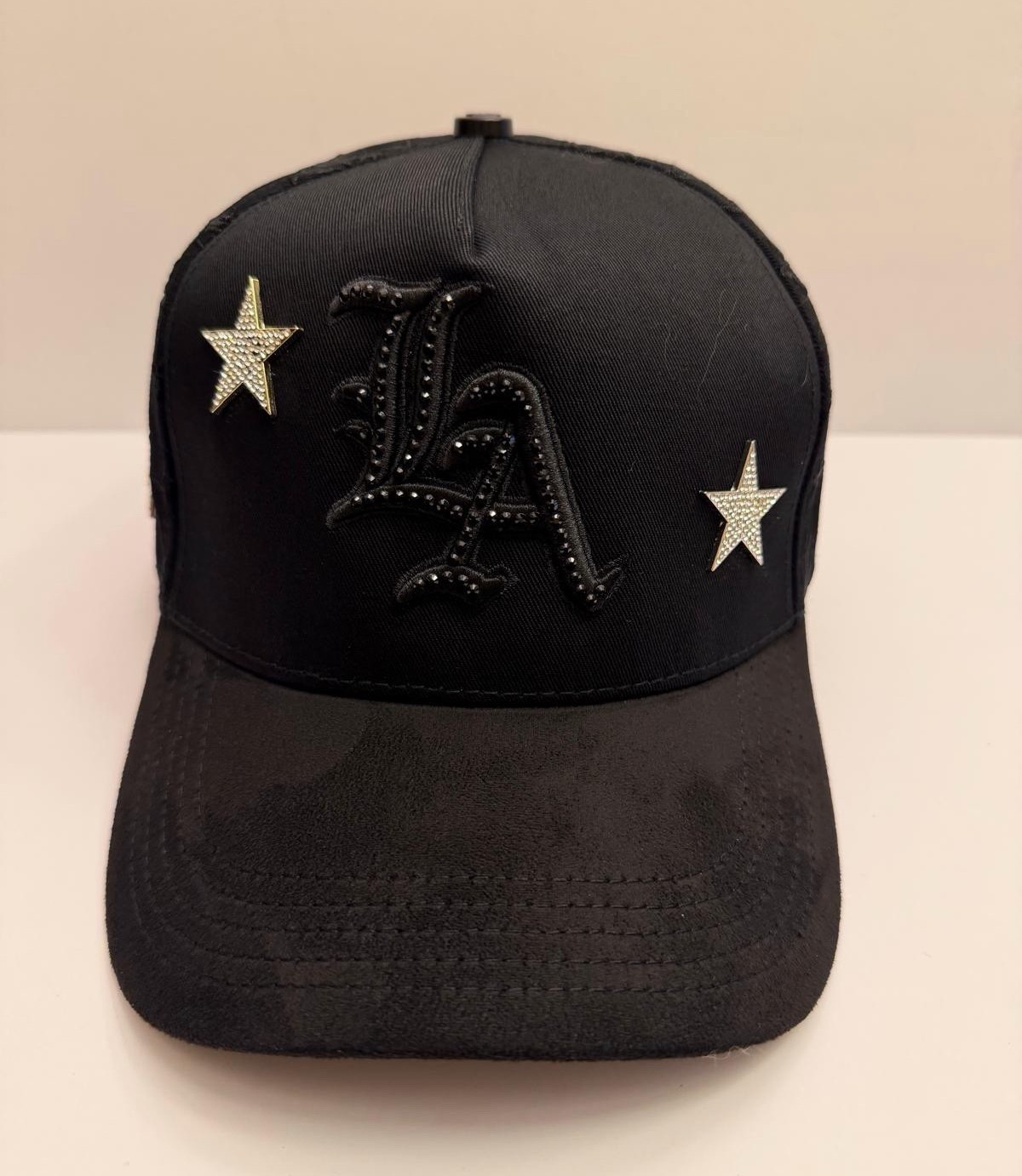 Vip LA Stars full suede cap featuring a 3D embroidered g5