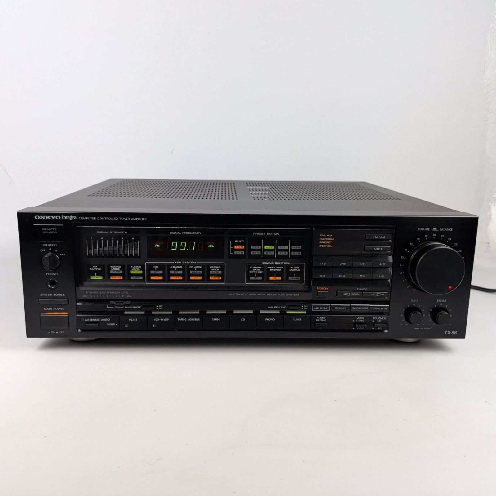 Onkyo Integra TX-88 Stereo Receiver Amplifier AM/FM Tuner TESTED Onkyo Integra TX-88 Stereo Receiver Amplifier AM/FM Tuner TESTED