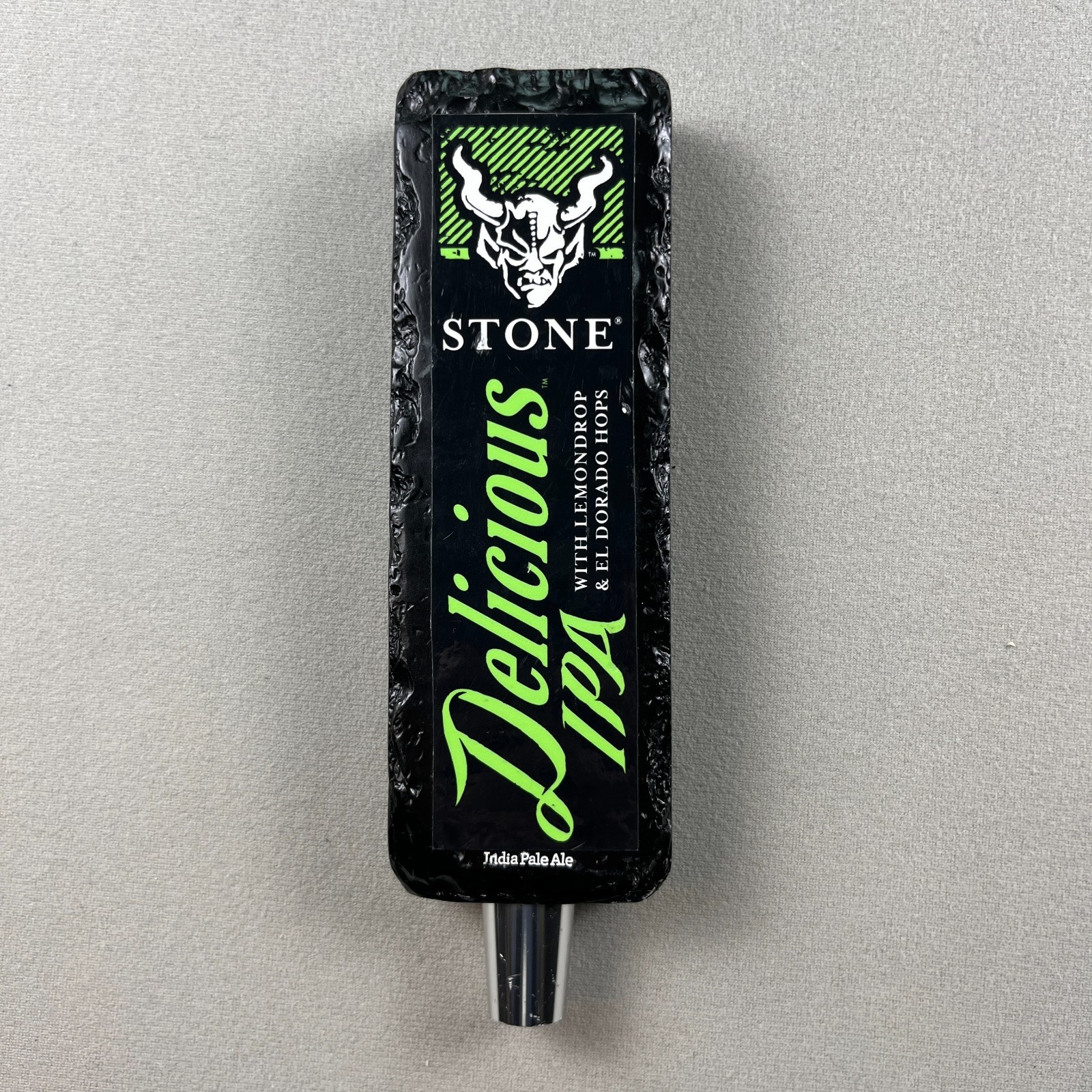 Stone Brewing Company Delicious IPA Beer Tap Handle Lemondrop & El Dorado Hops Stone Brewing Company Delicious IPA Beer Tap Handle Lemondrop & El Dorado Hops