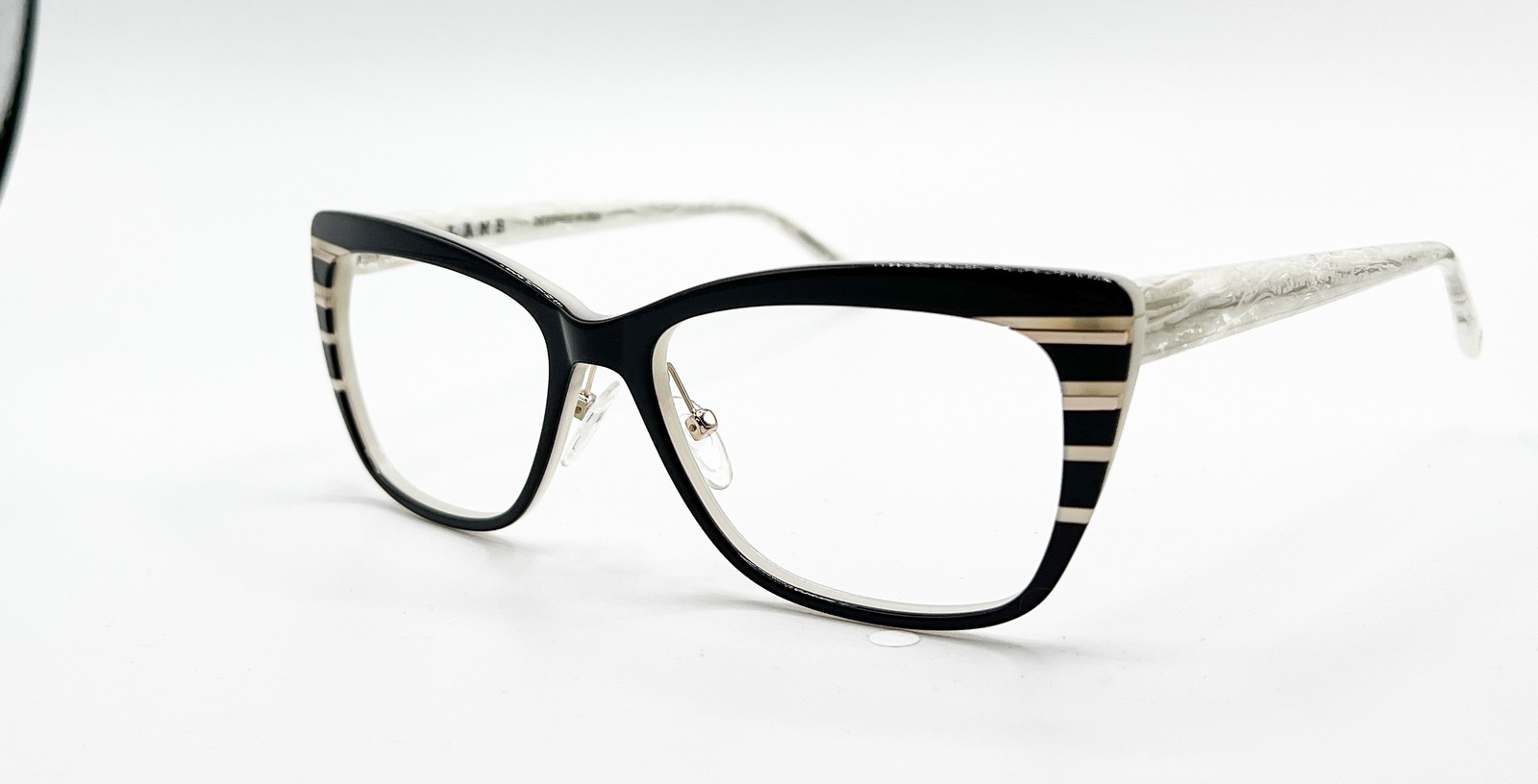 NEW L.A.M.B LAUF104 BLK BLACK AUTHENTIC EYEGLASSES 58-17