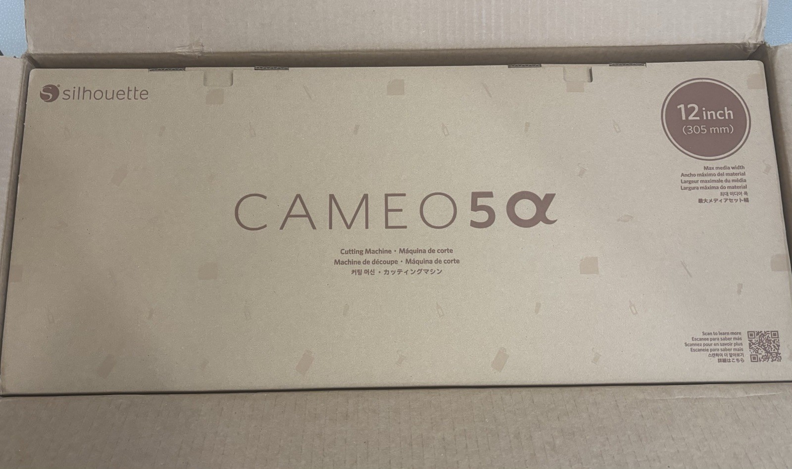 New - Silhouette Cameo 5 Alpha Cutting Machine with Premium Precision (Black)