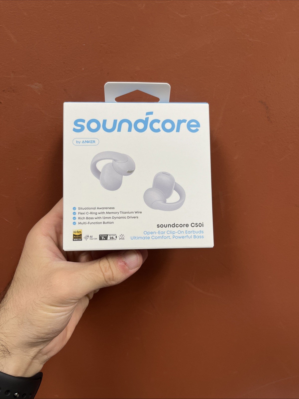 Soundcore - by Anker C50i Open-Sound Clip Style Bluetooth Wireless Earbuds - ... Soundcore - by Anker C50i Open-Sound Clip Style Bluetooth Wireless Earbuds - ...